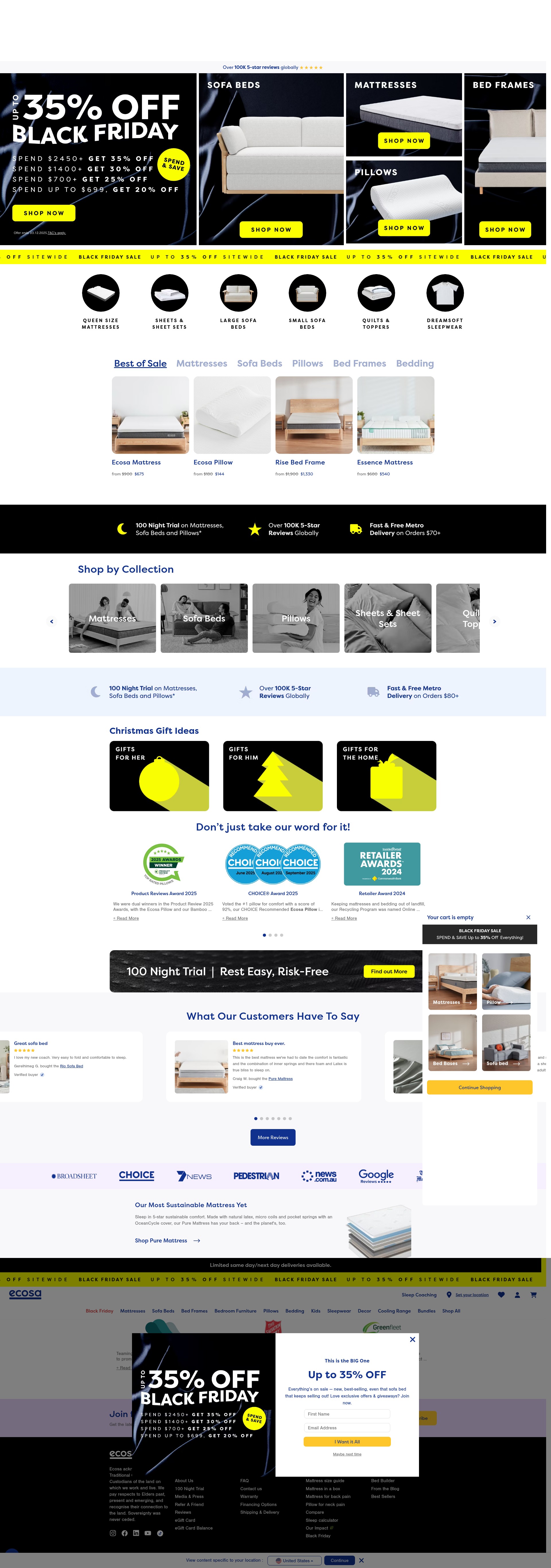 Screenshot of ecosa.co.nz