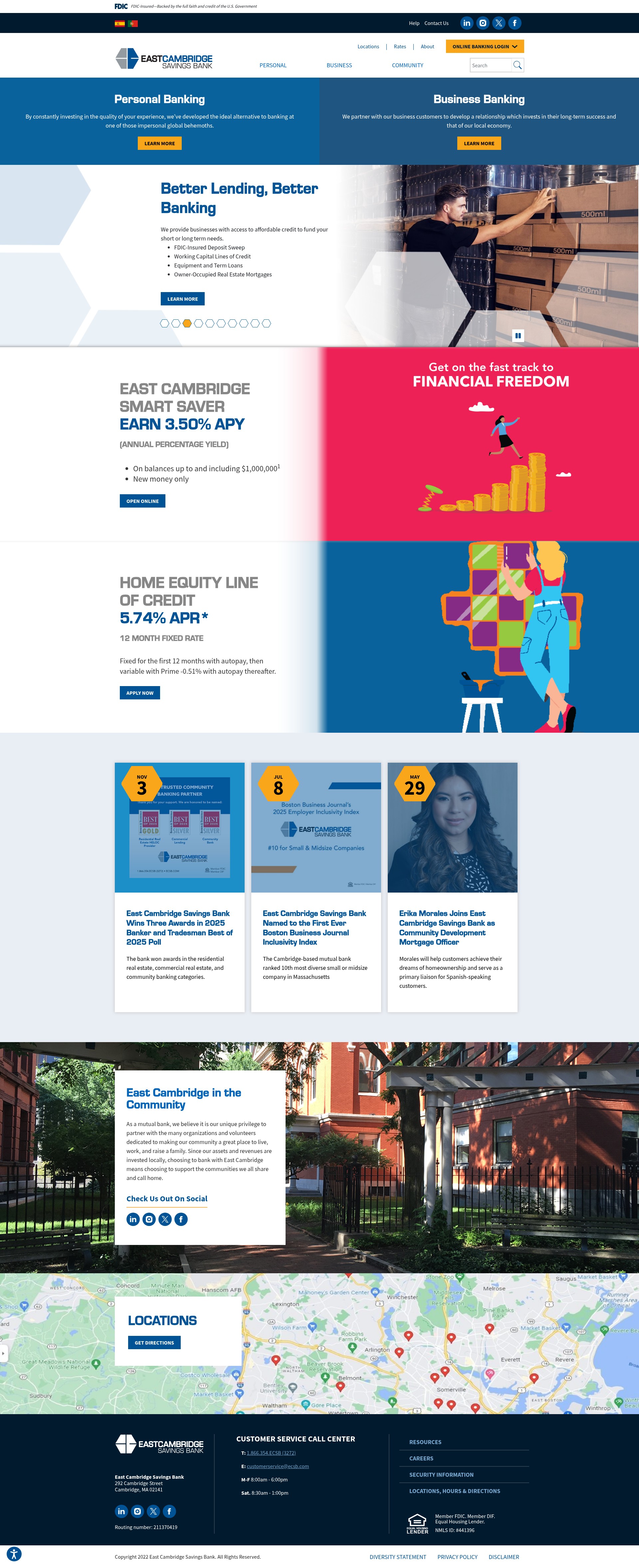 Screenshot of ecsb.com
