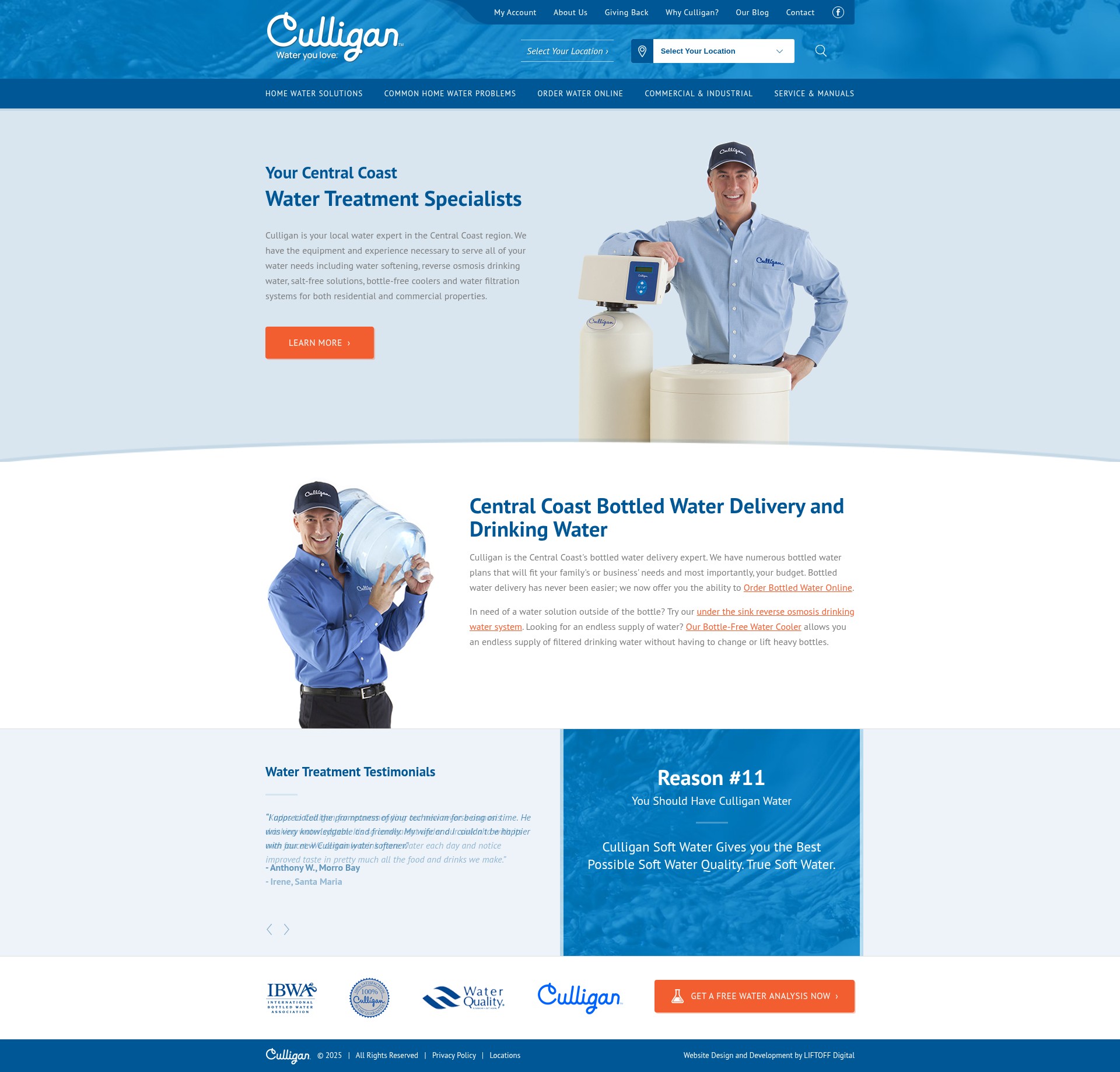Screenshot of eculligan.com