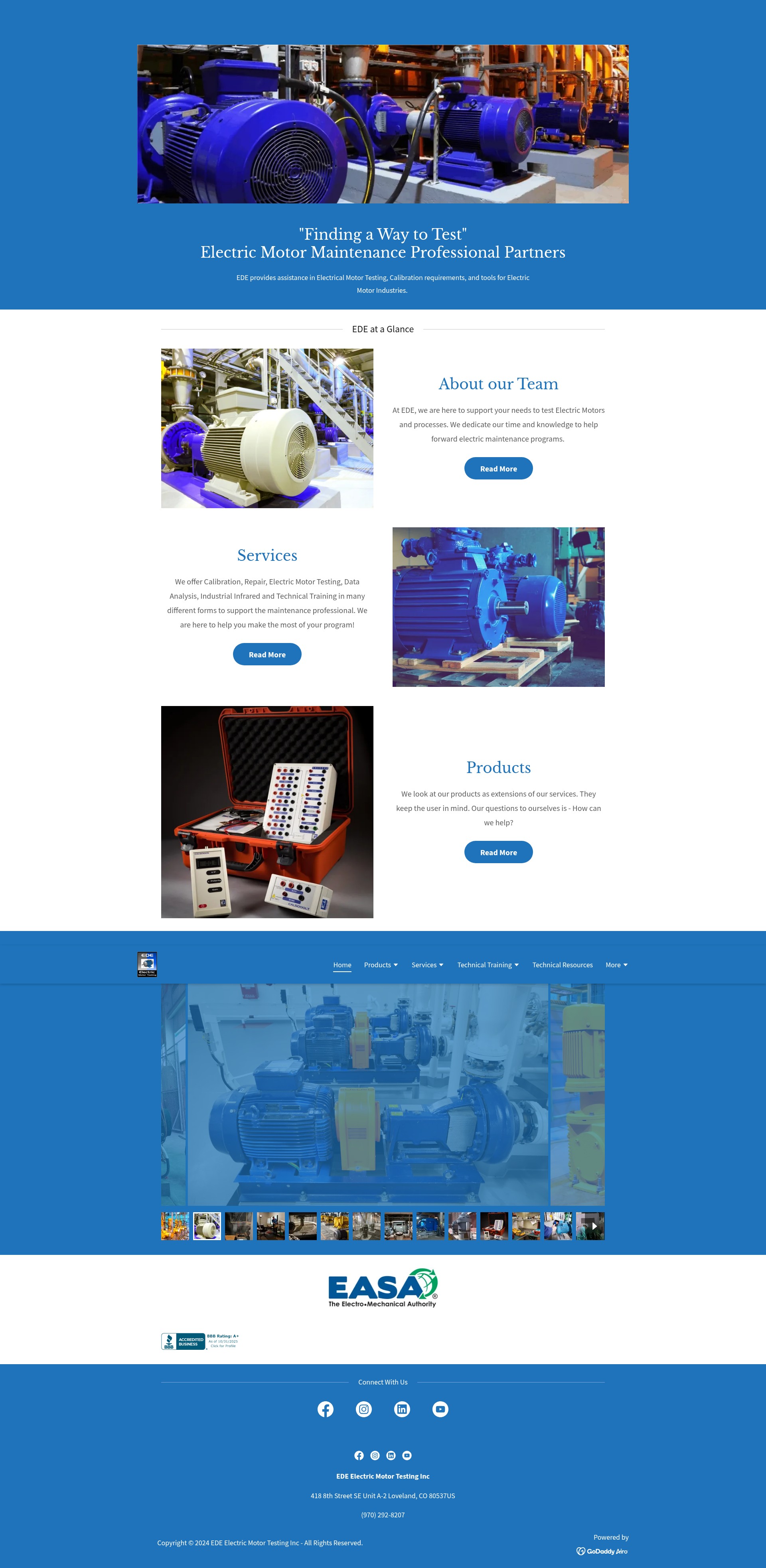 Screenshot of edeinst.com