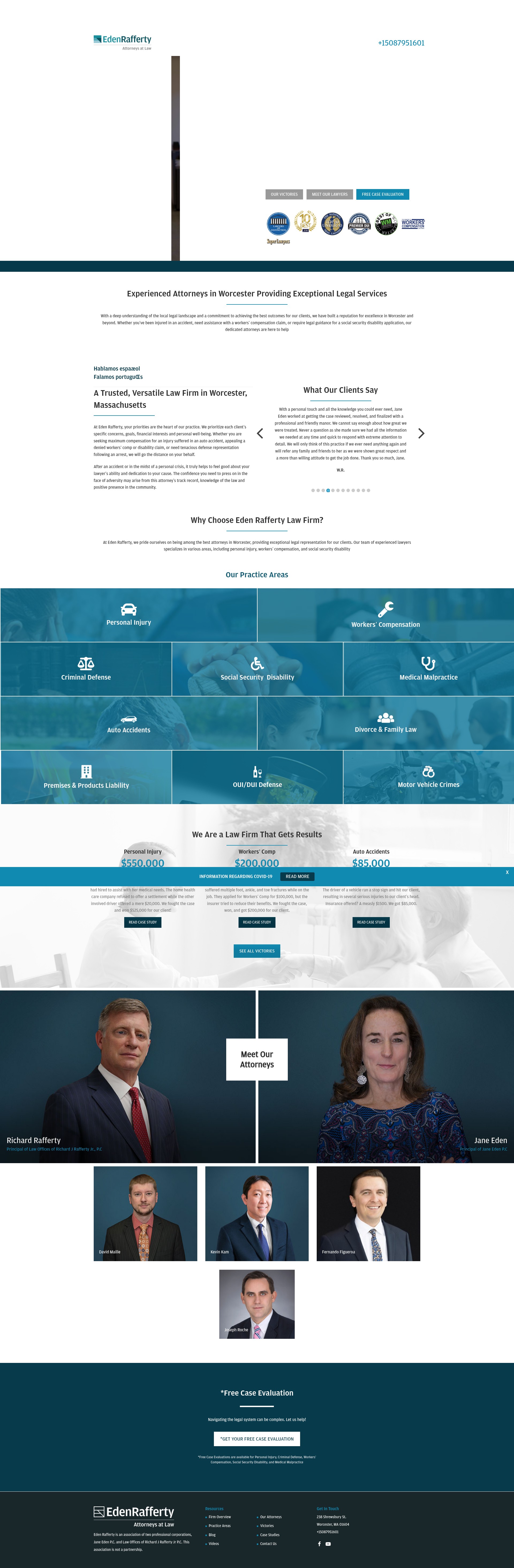 Screenshot of edenrafferty.com