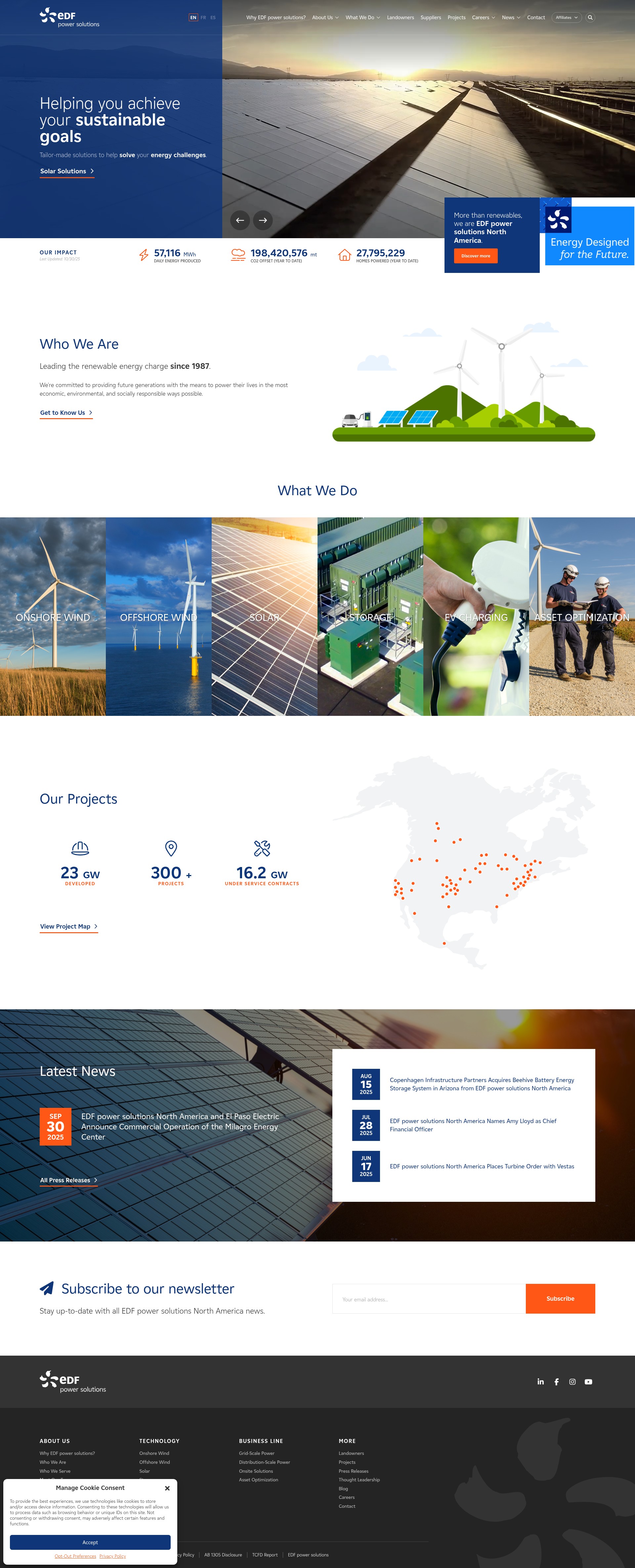 Screenshot of edf-re.com