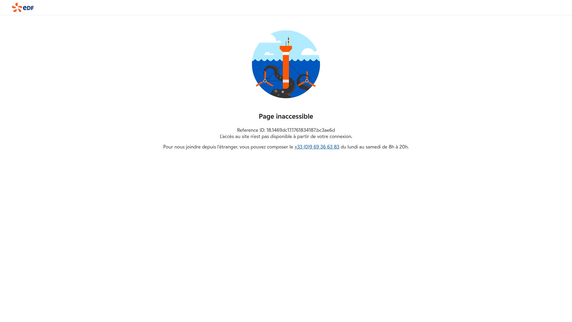 Screenshot of edf.fr