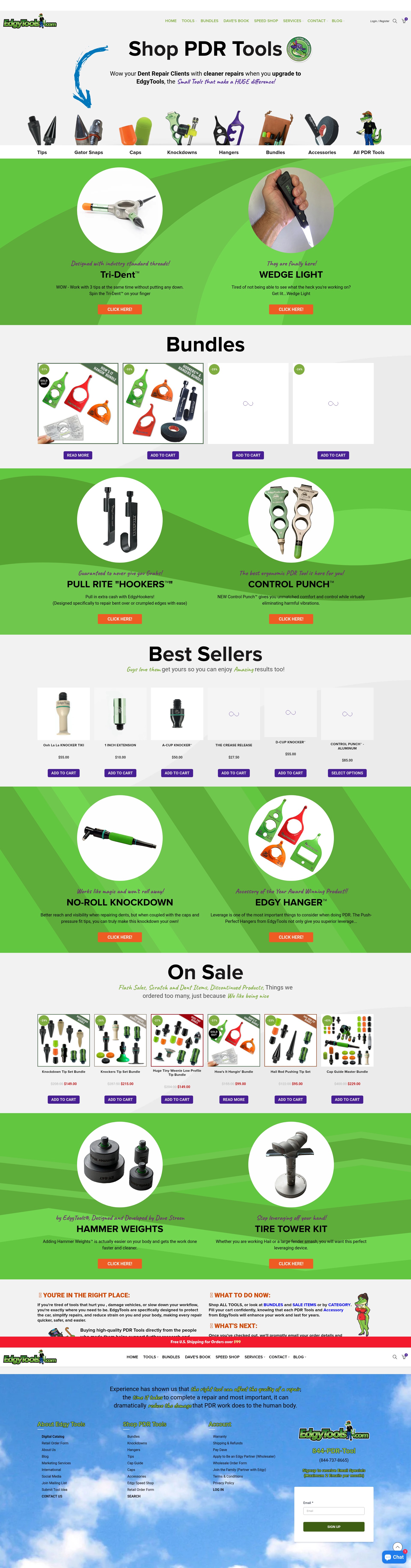 Screenshot of edgytools.com