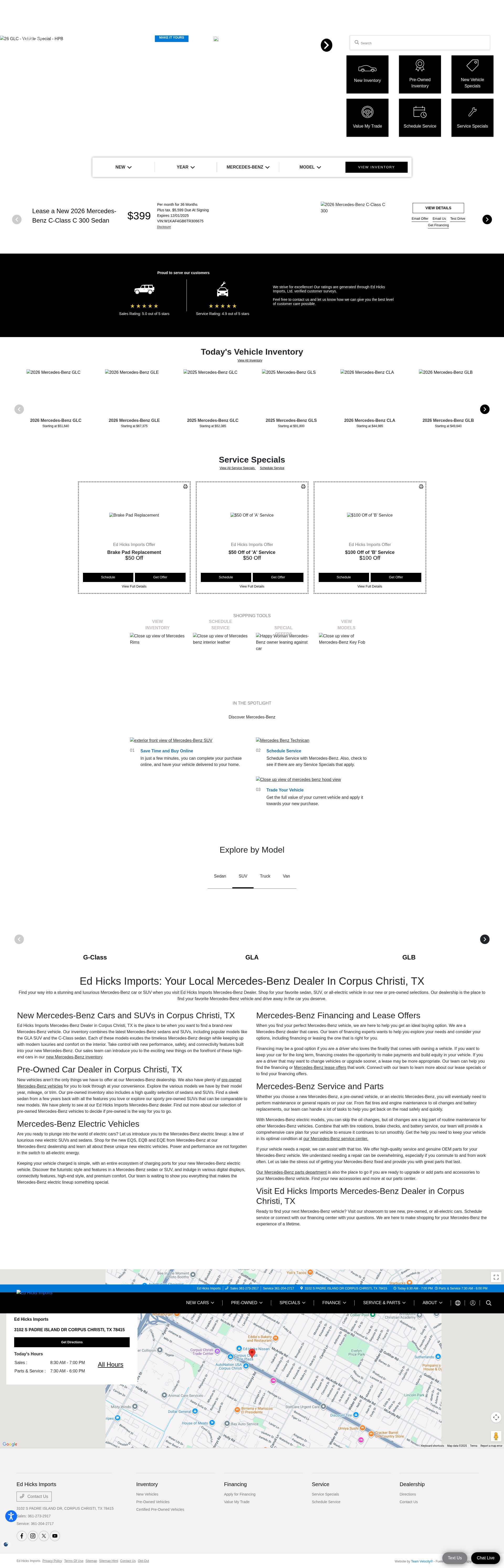 Screenshot of edhicksimports.com