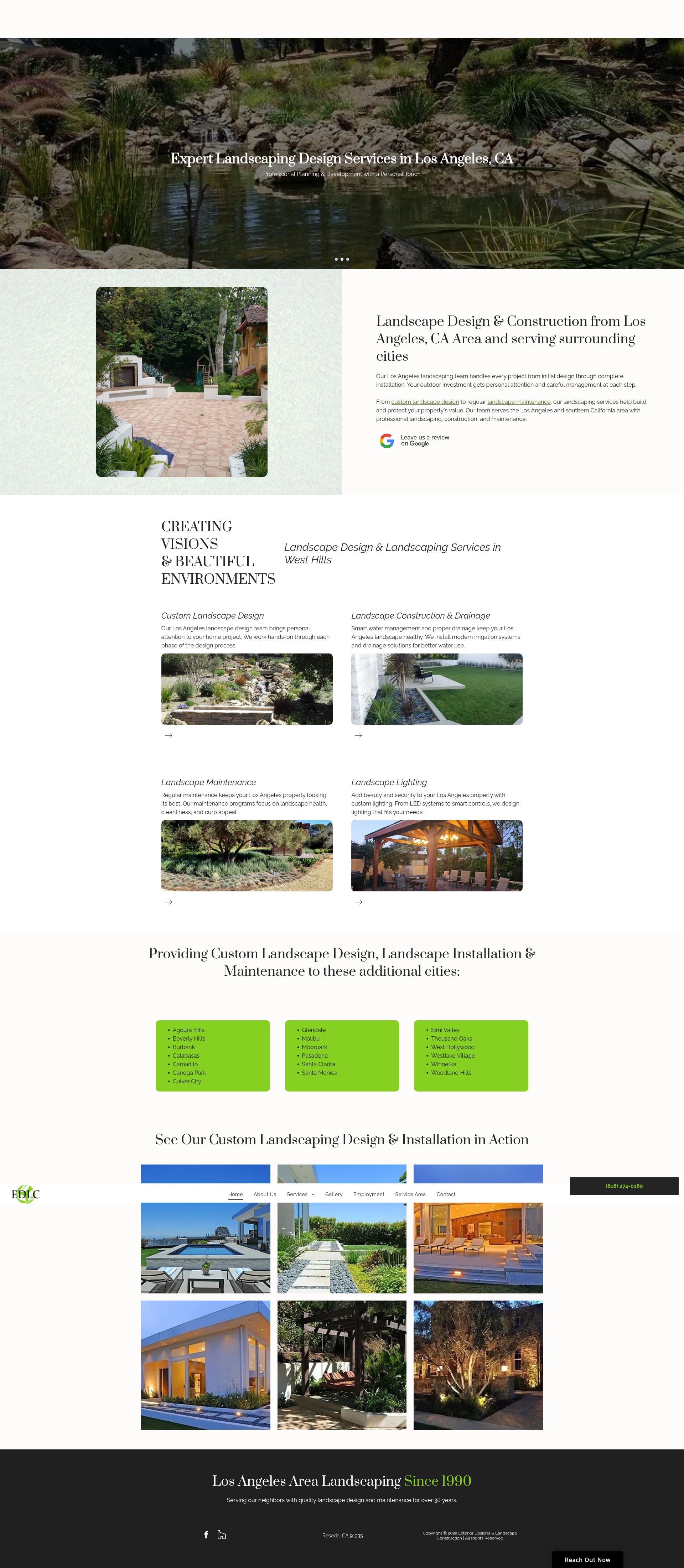 Screenshot of edlcinc.com