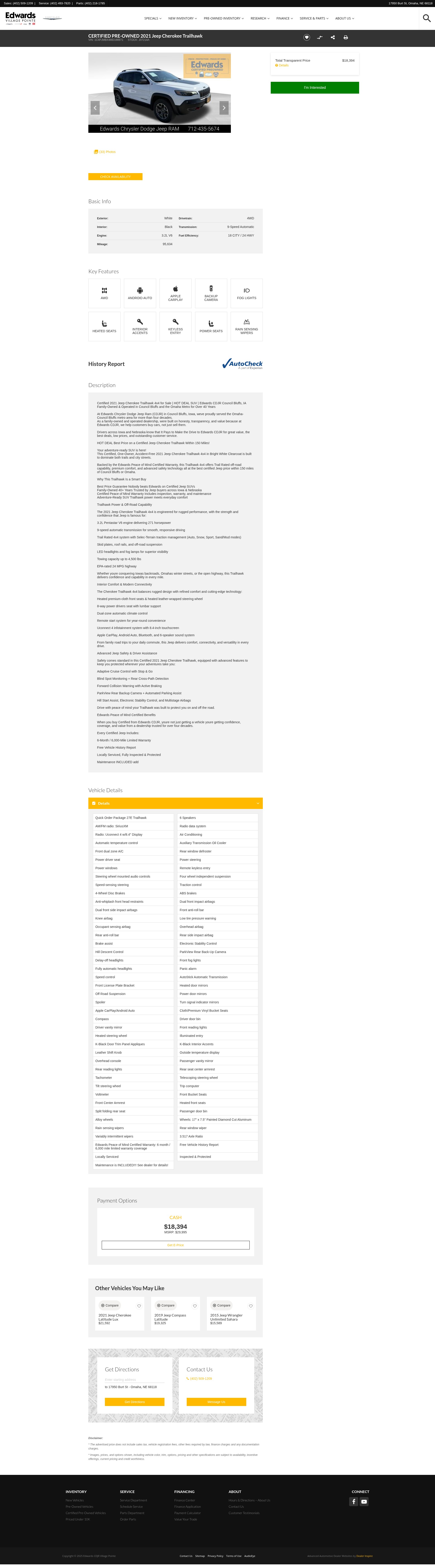 Screenshot of edwardsvillagepointecdjr.com