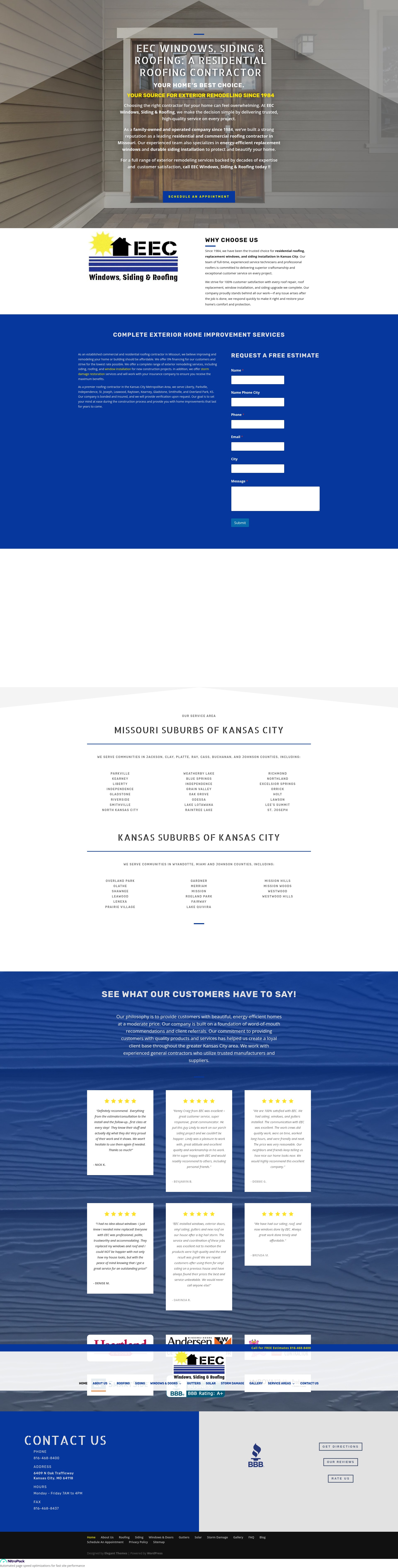 Screenshot of eeckc.com