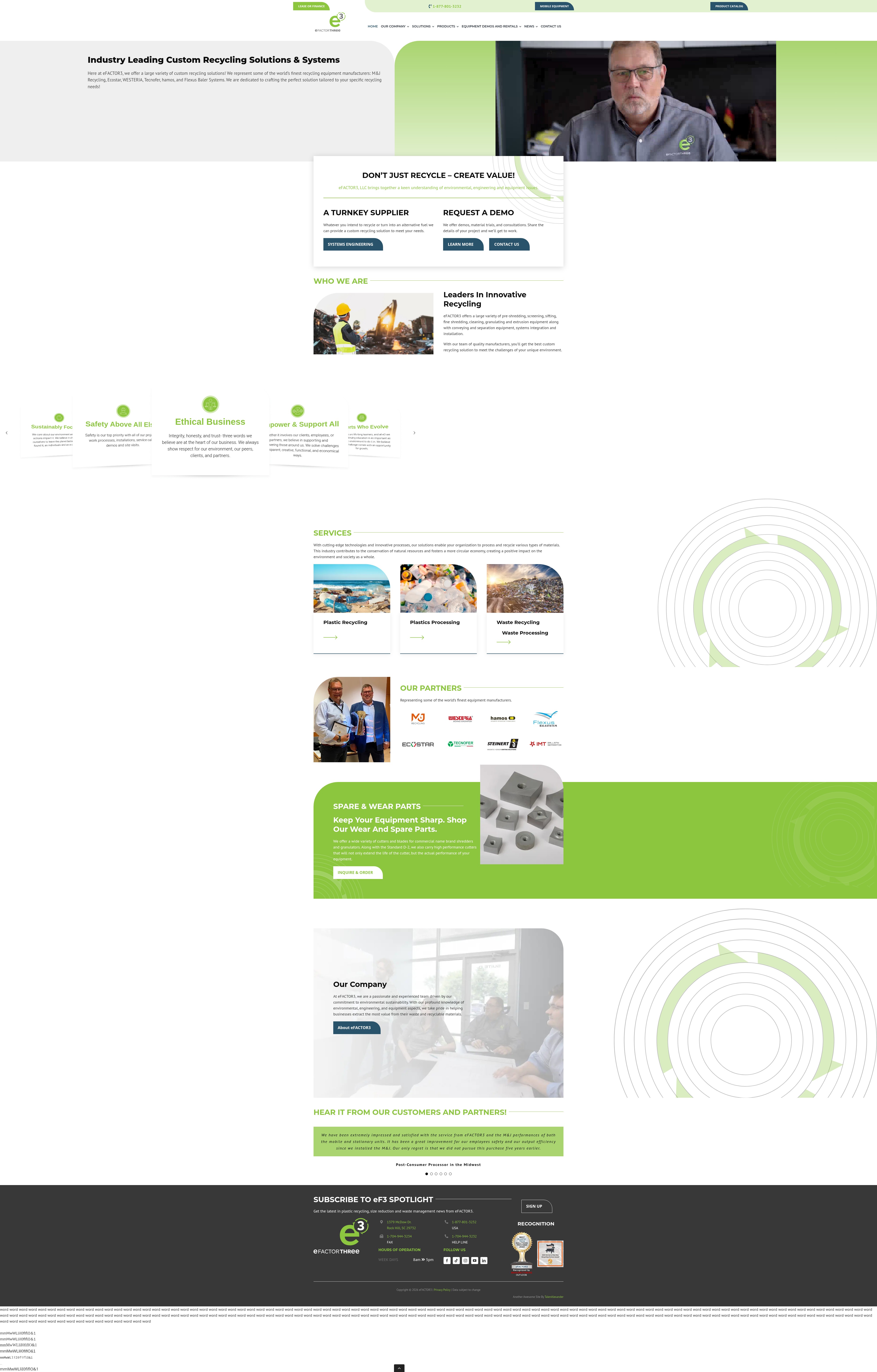 Screenshot of efactor3.com