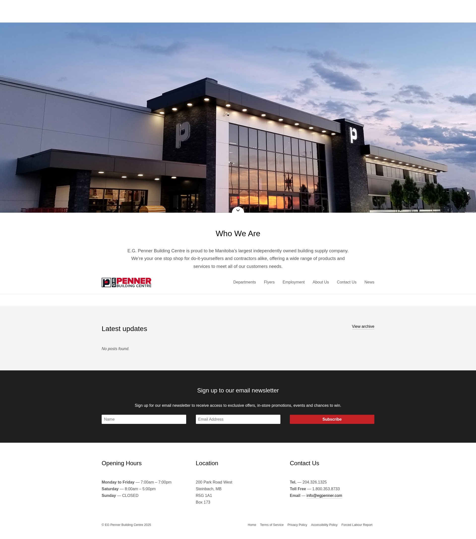 Screenshot of egpenner.com