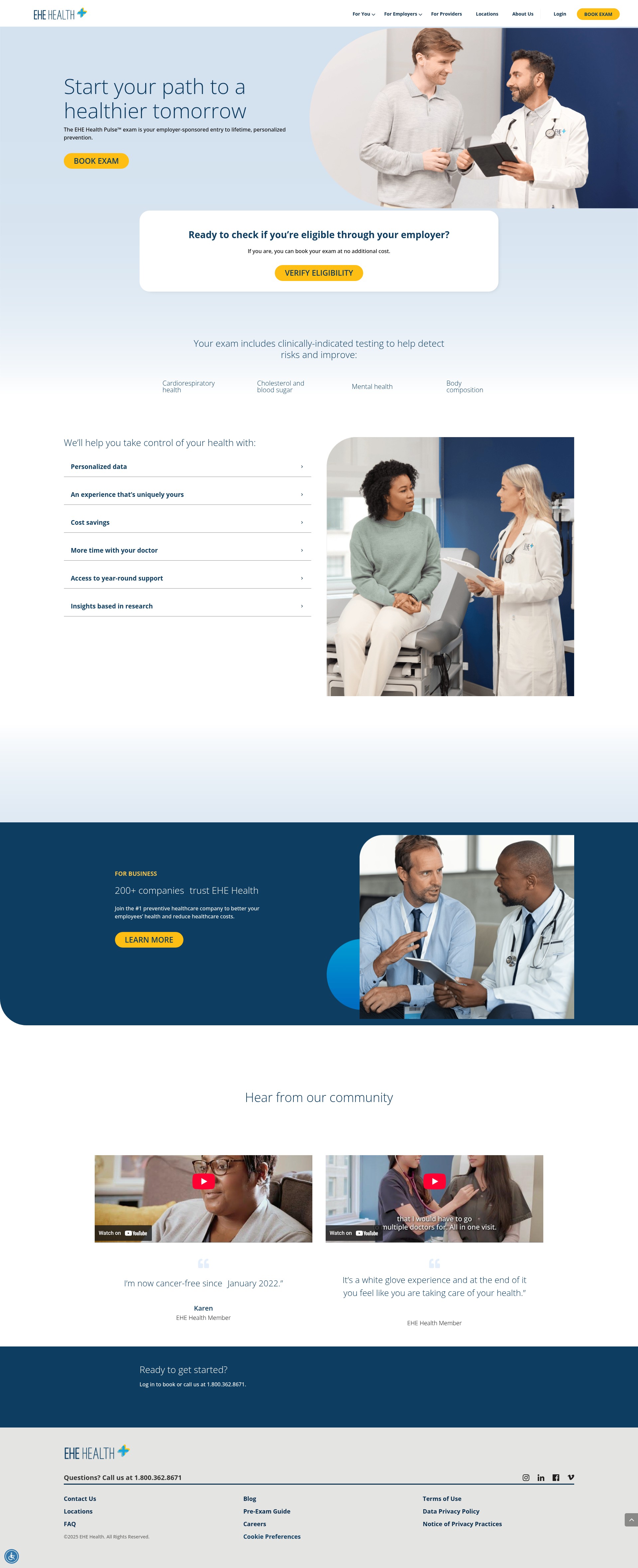 Screenshot of ehe.health