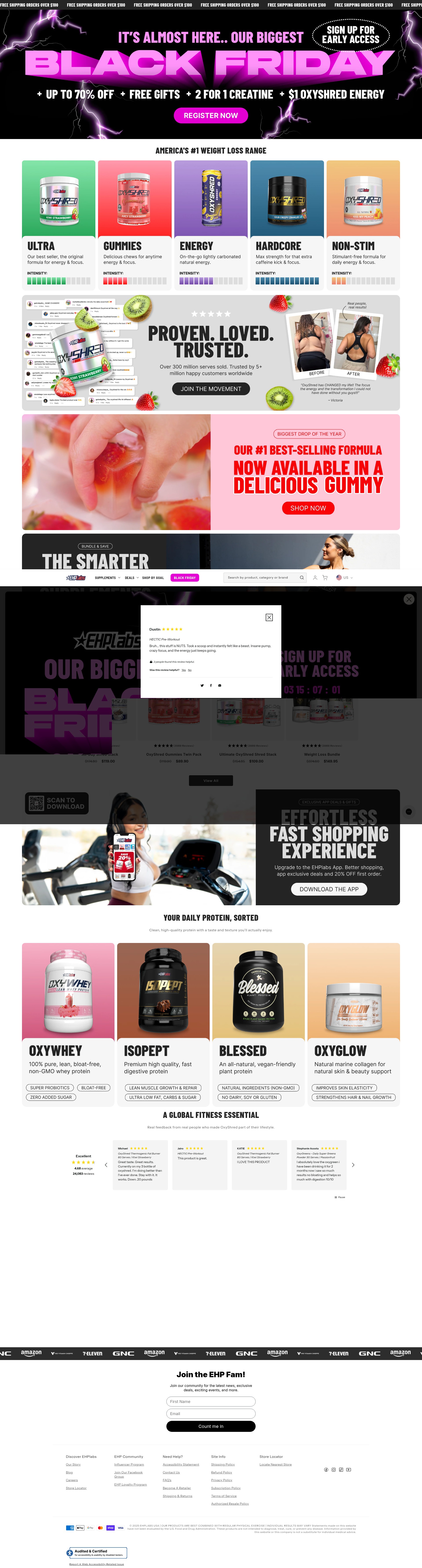 Screenshot of ehplabs.com