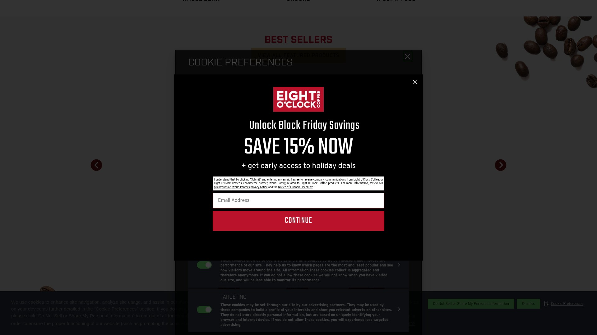 Screenshot of eightoclock.com