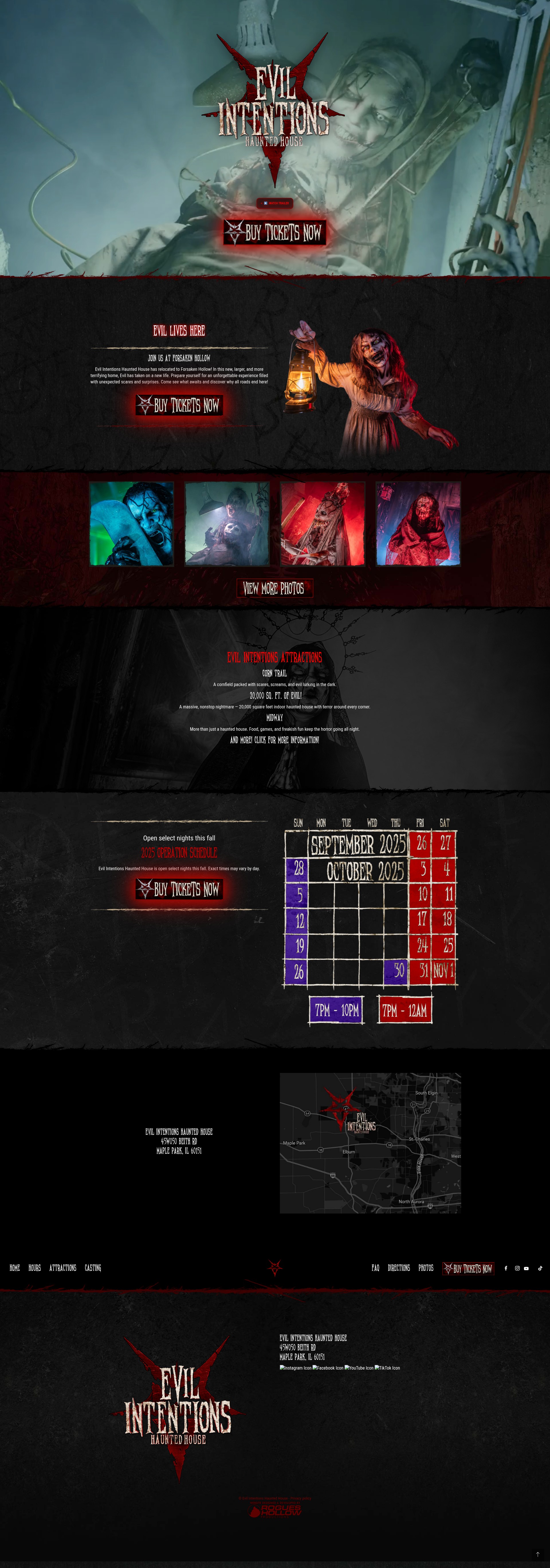 Screenshot of eihaunt.com