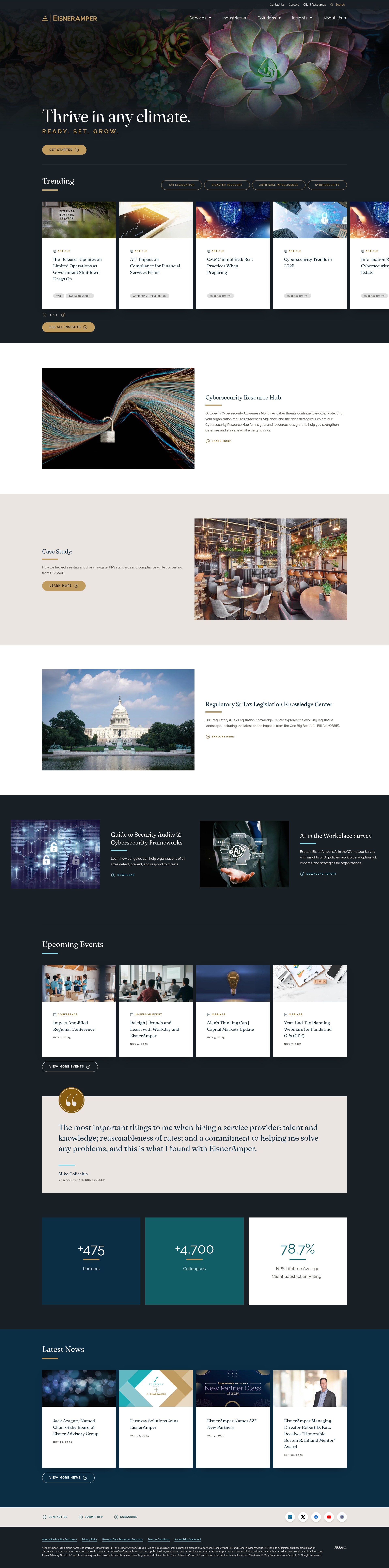 Screenshot of eisneramper.com