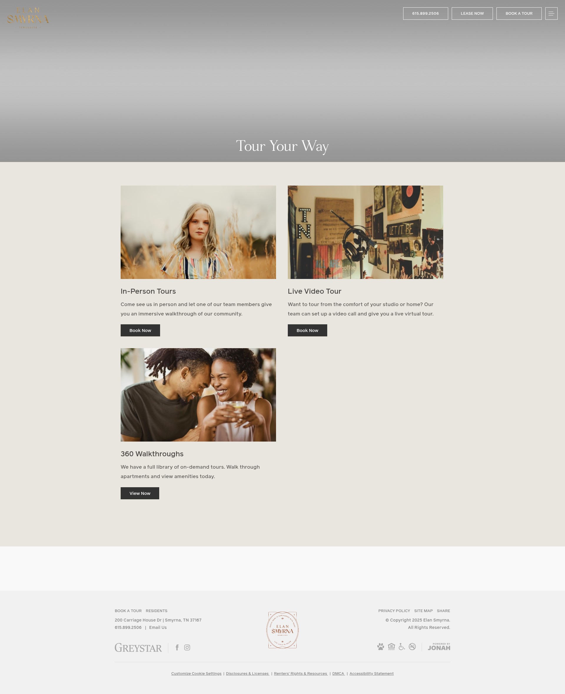 Screenshot of elansmyrna.com