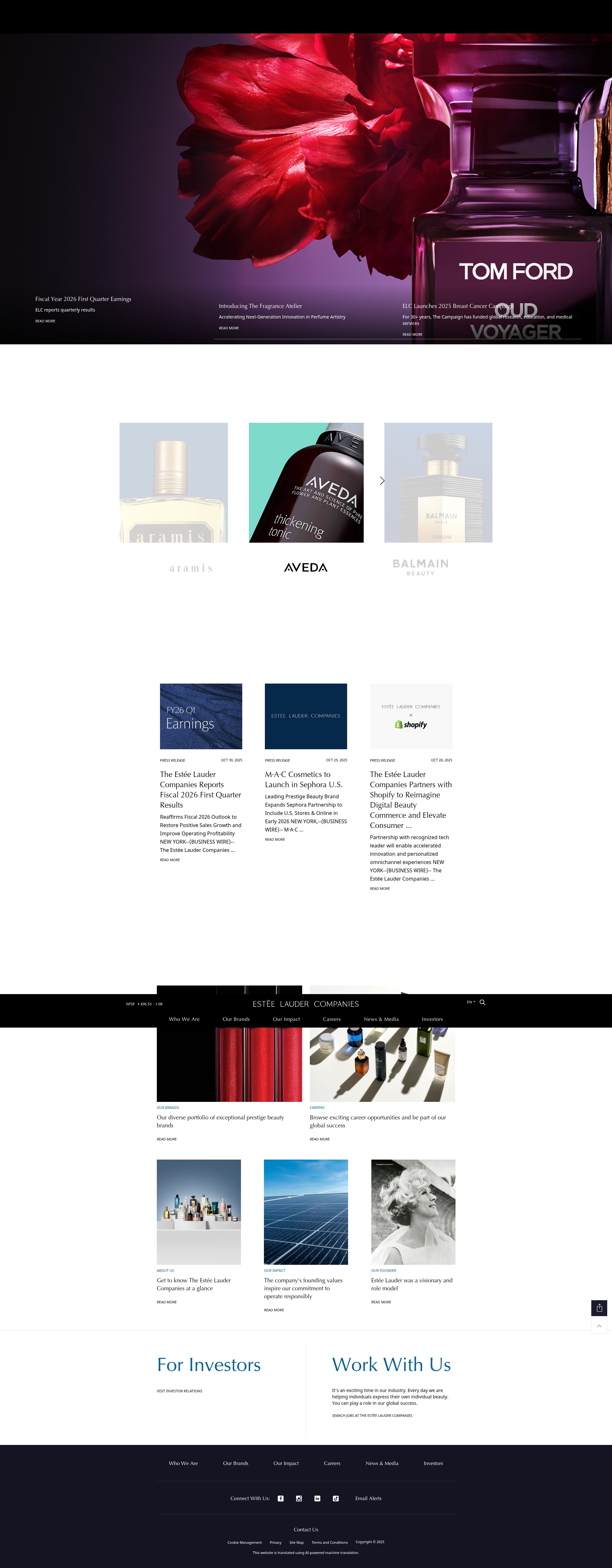 Screenshot of elcompanies.com