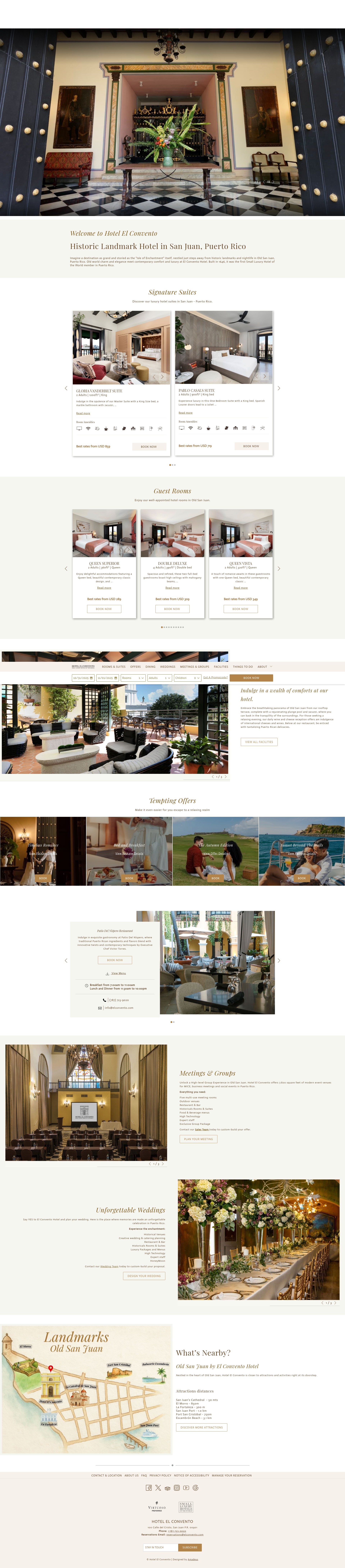 Screenshot of elconvento.com