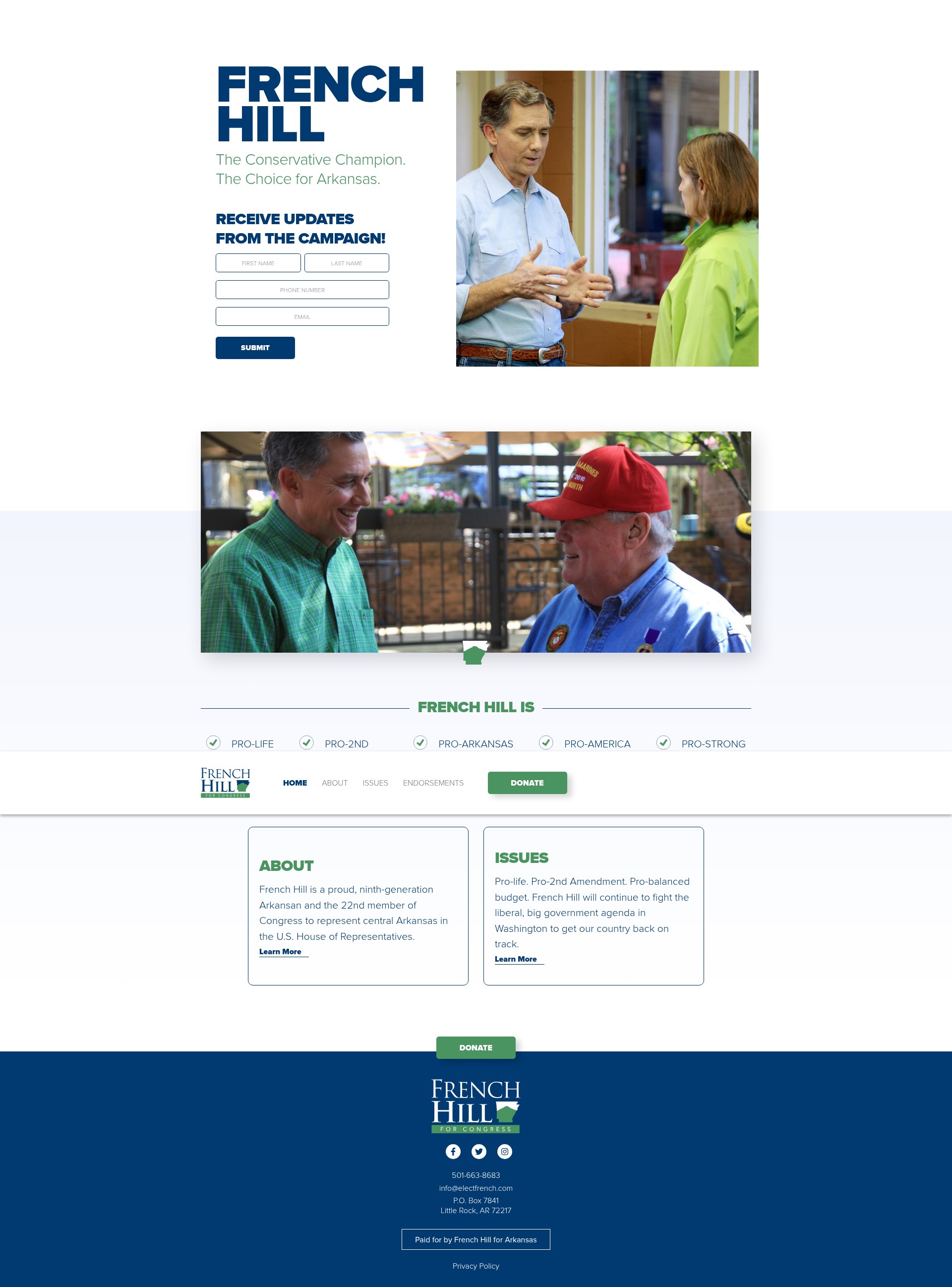 Screenshot of electfrench.com