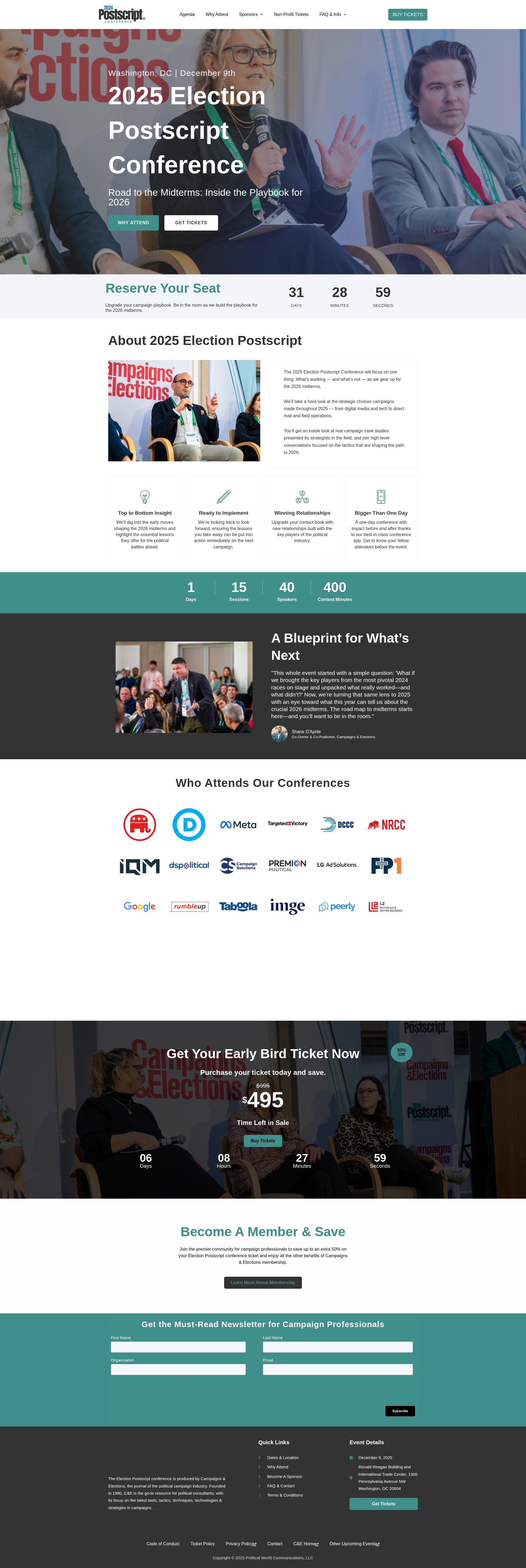 Screenshot of electionpostscript.com