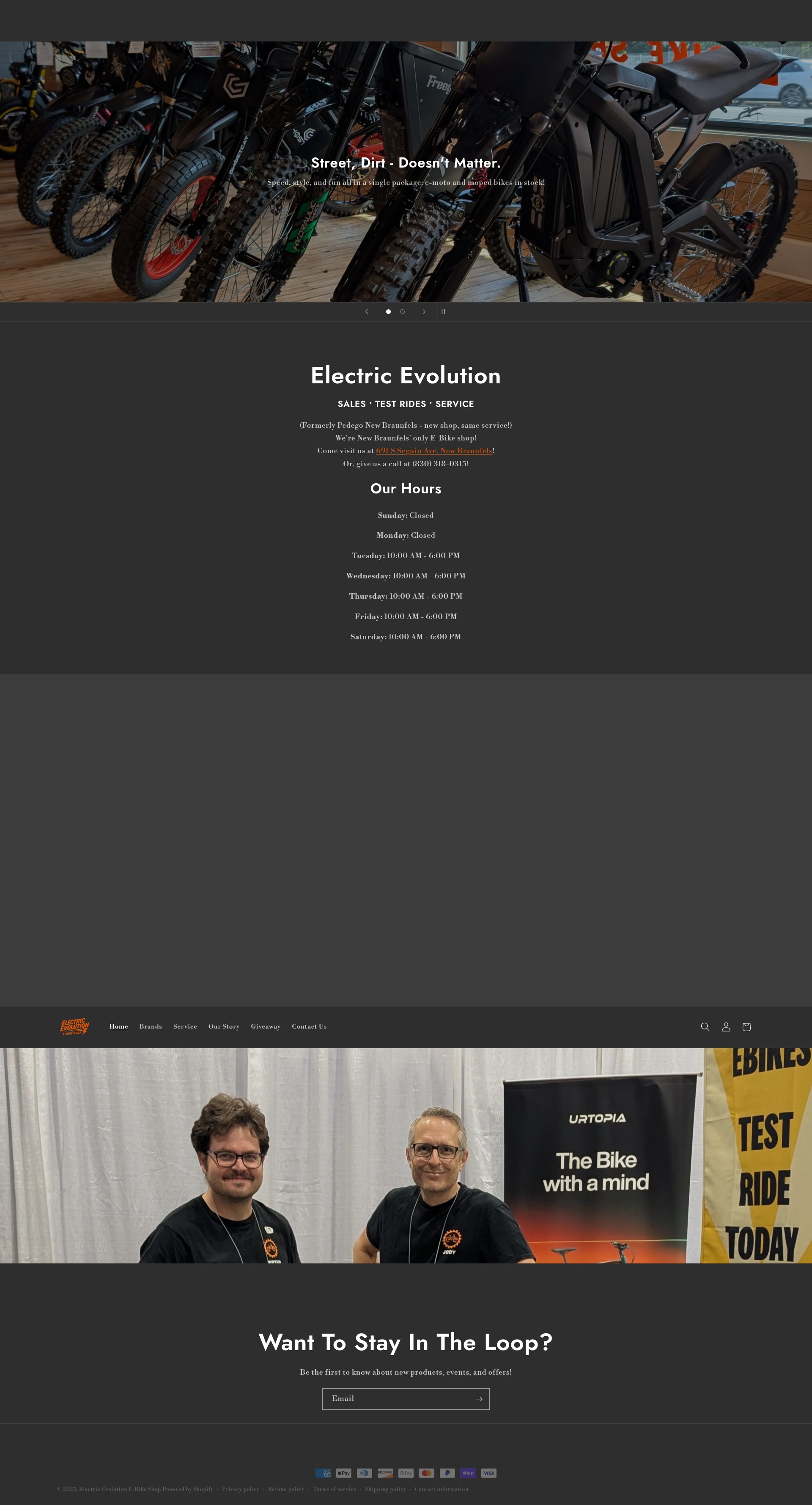 Screenshot of electricevo.com