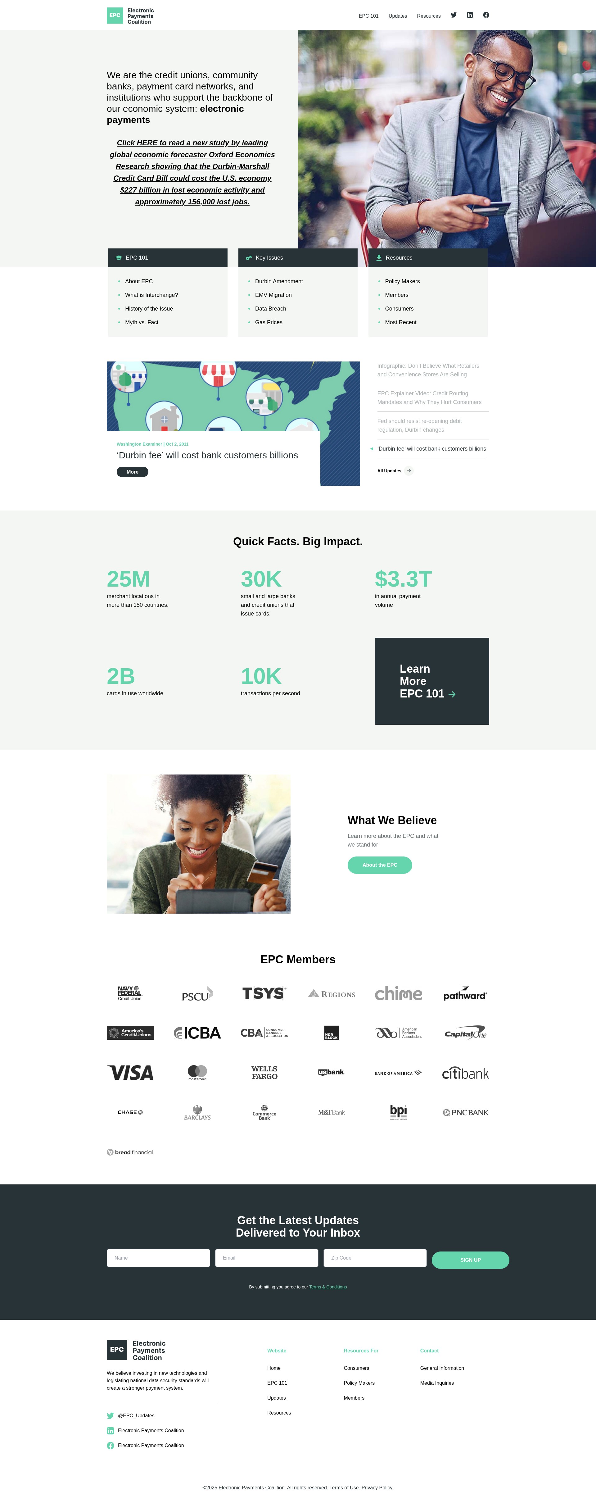 Screenshot of electronicpaymentscoalition.org