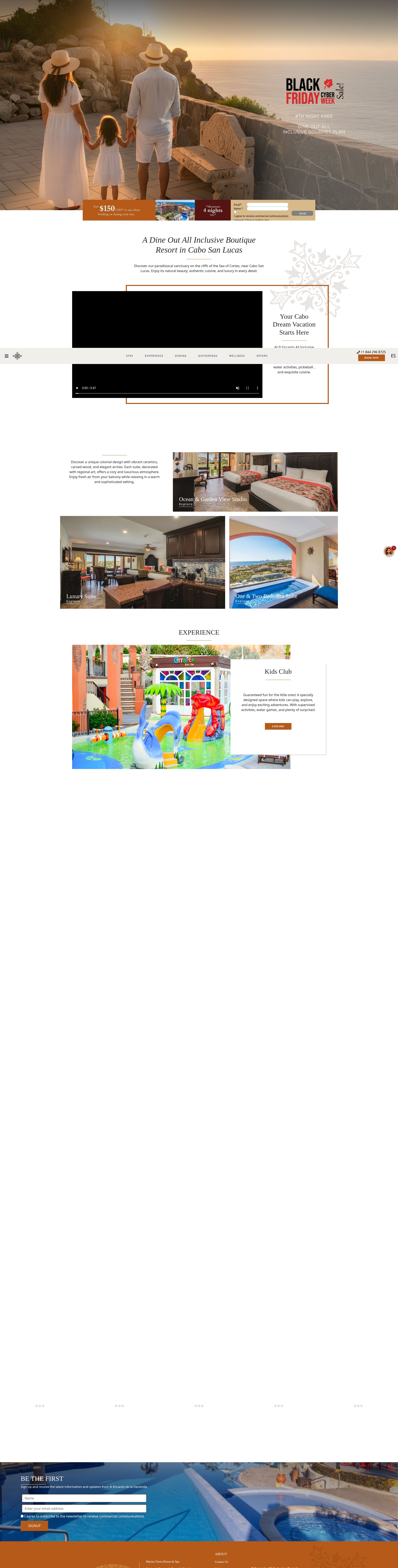 Screenshot of elencantoresort.com