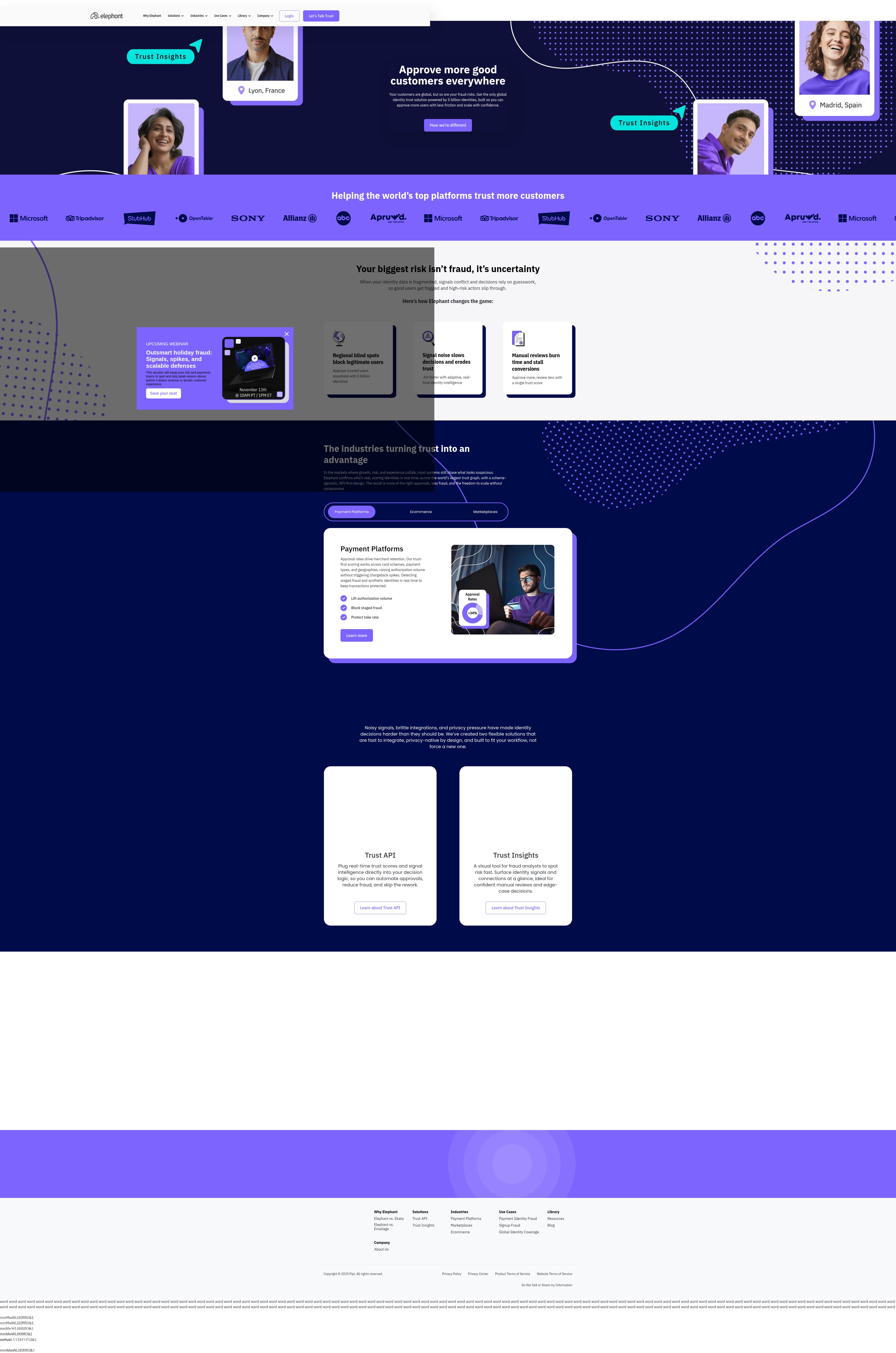 Screenshot of elephant.online