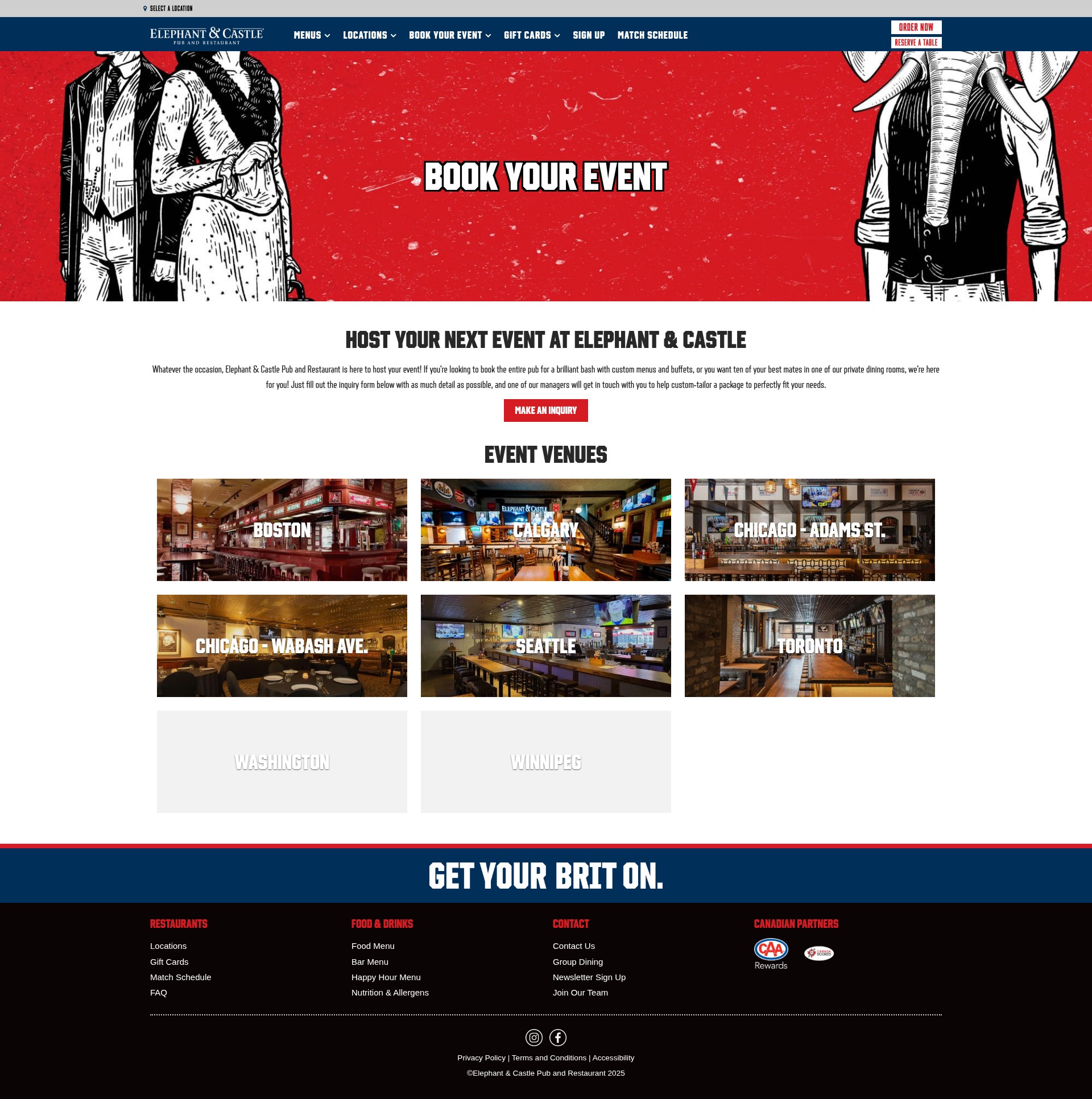 Screenshot of elephantcastle.com