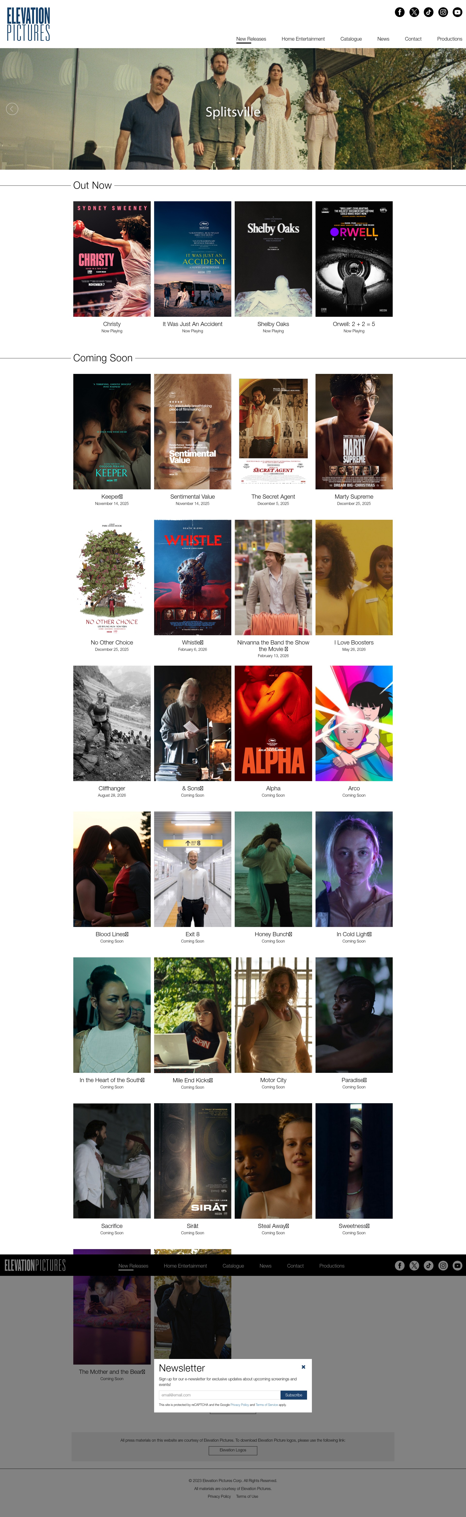 Screenshot of elevationpictures.com