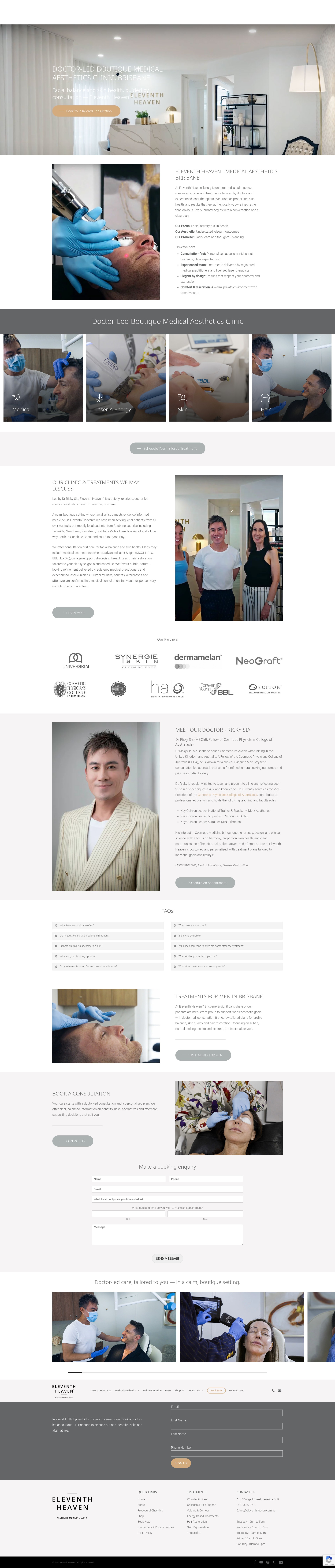Screenshot of eleventhheaven.com.au