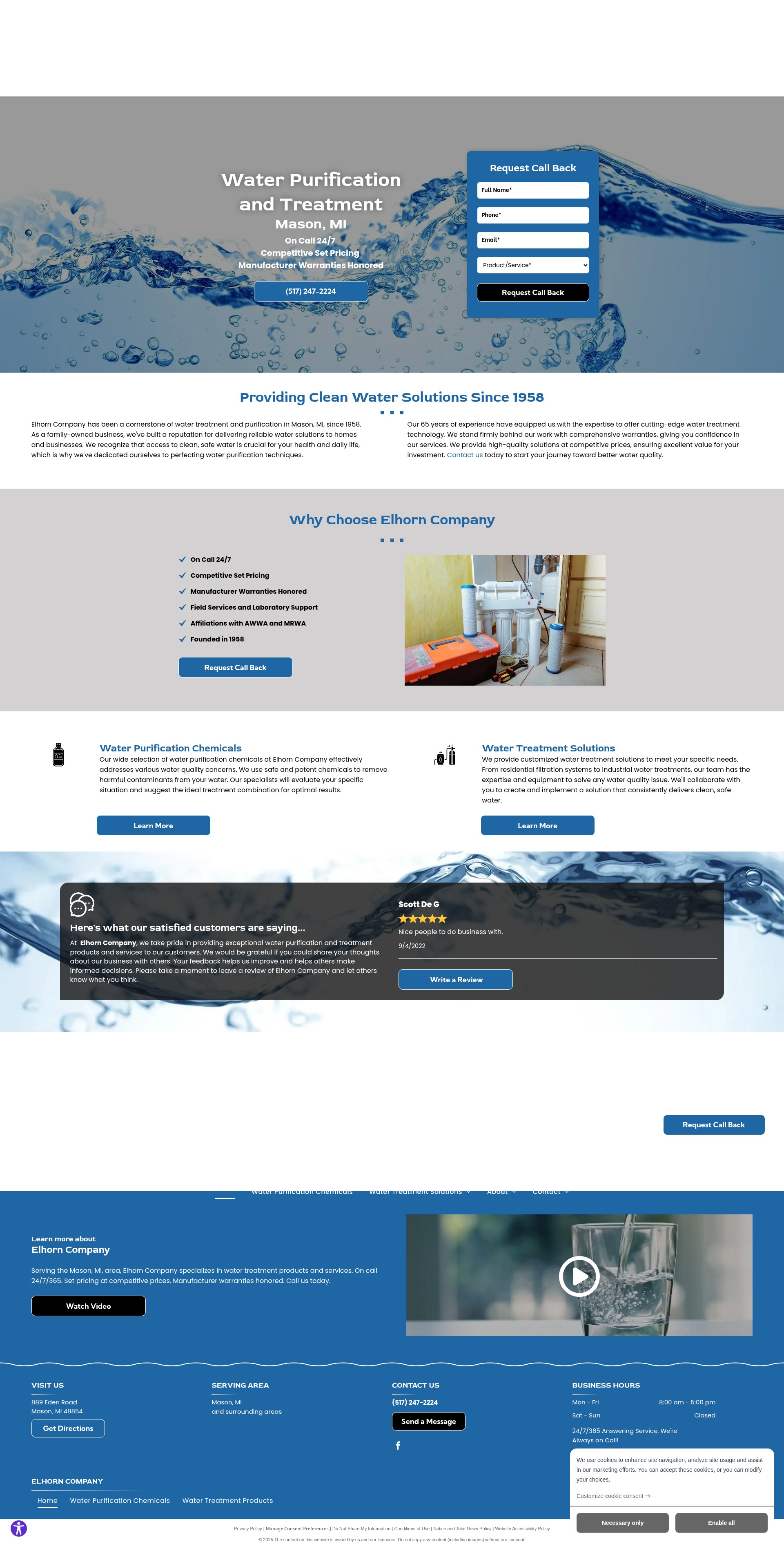 Screenshot of elhorn.com