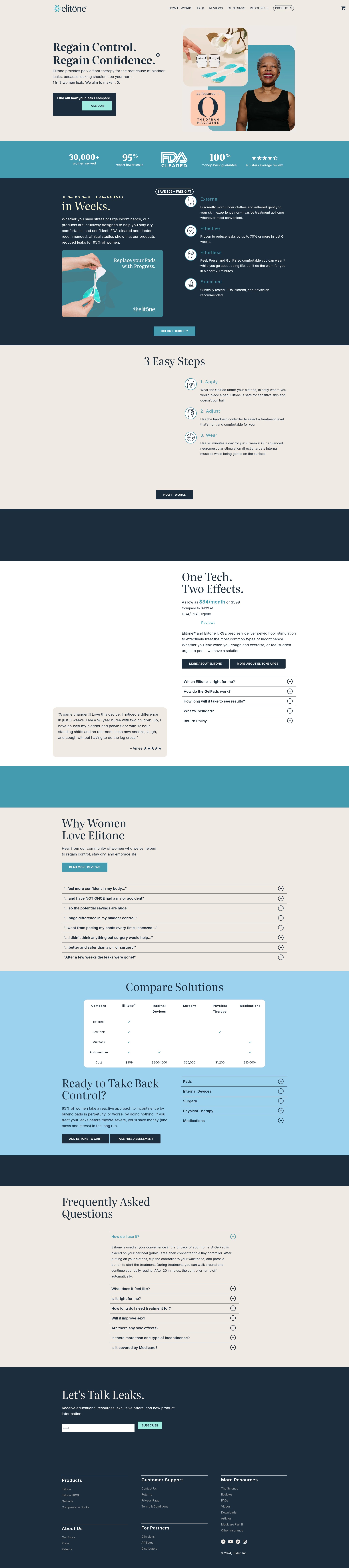 Screenshot of elitone.com