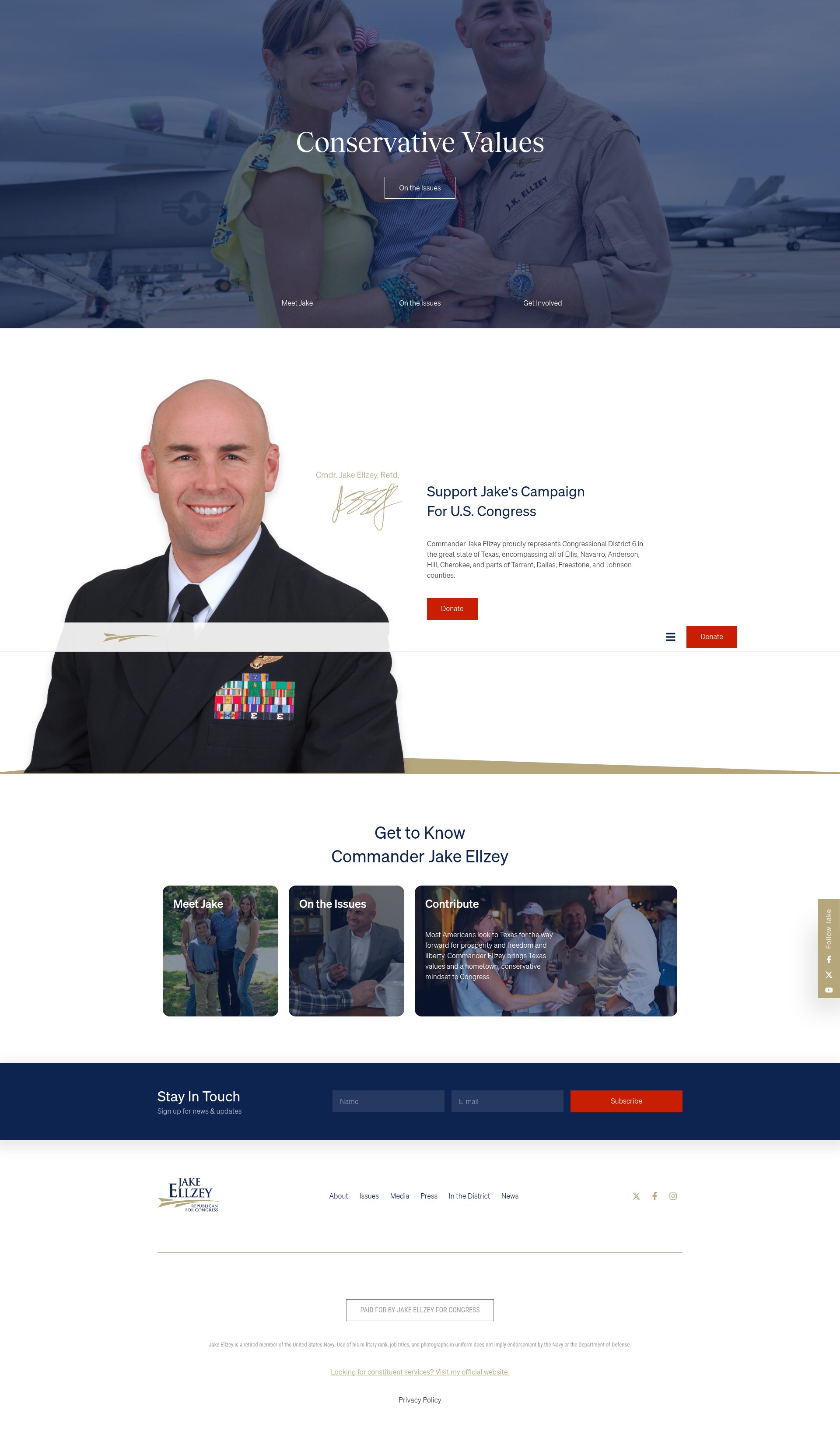 Screenshot of ellzeyfortexas.com