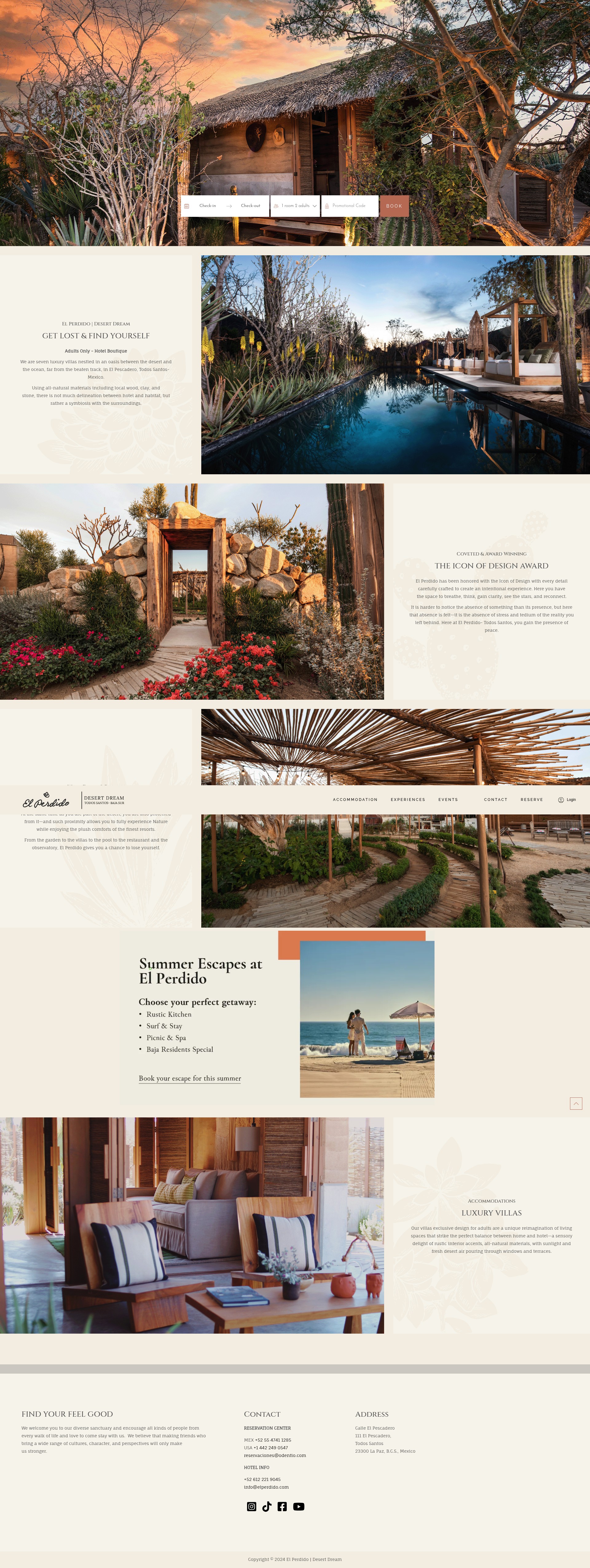 Screenshot of elperdido.com