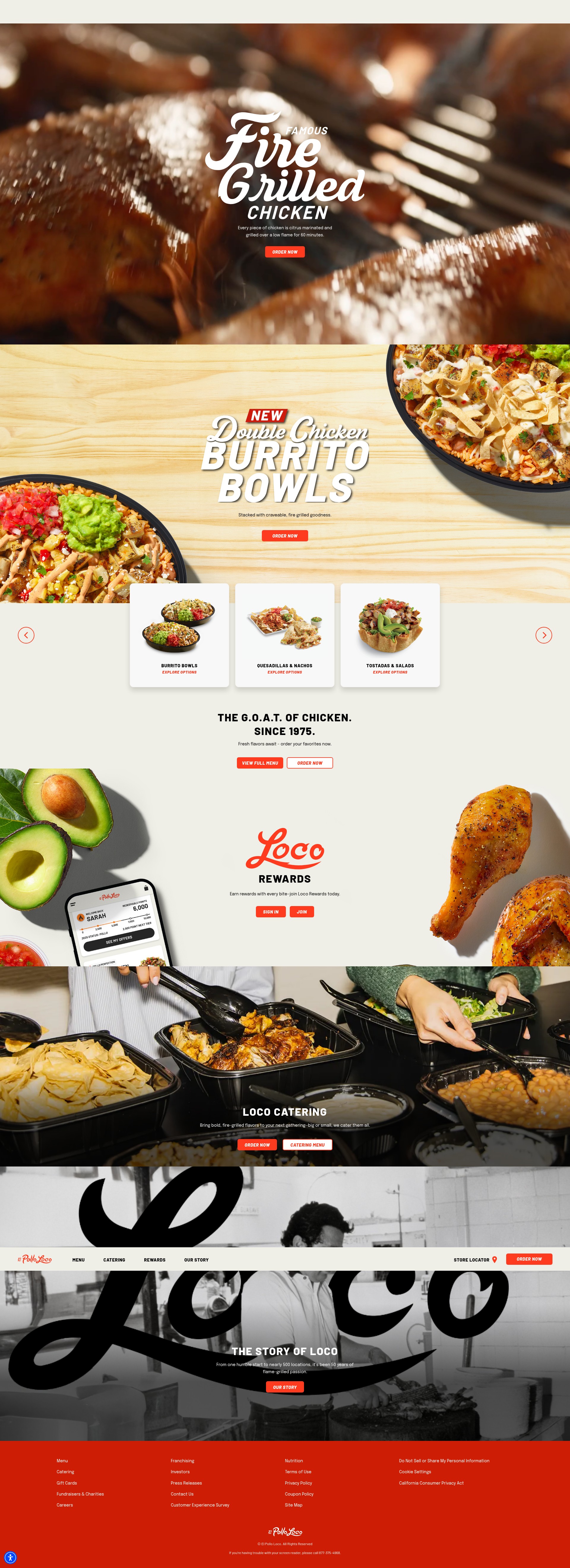 Screenshot of elpolloloco.com