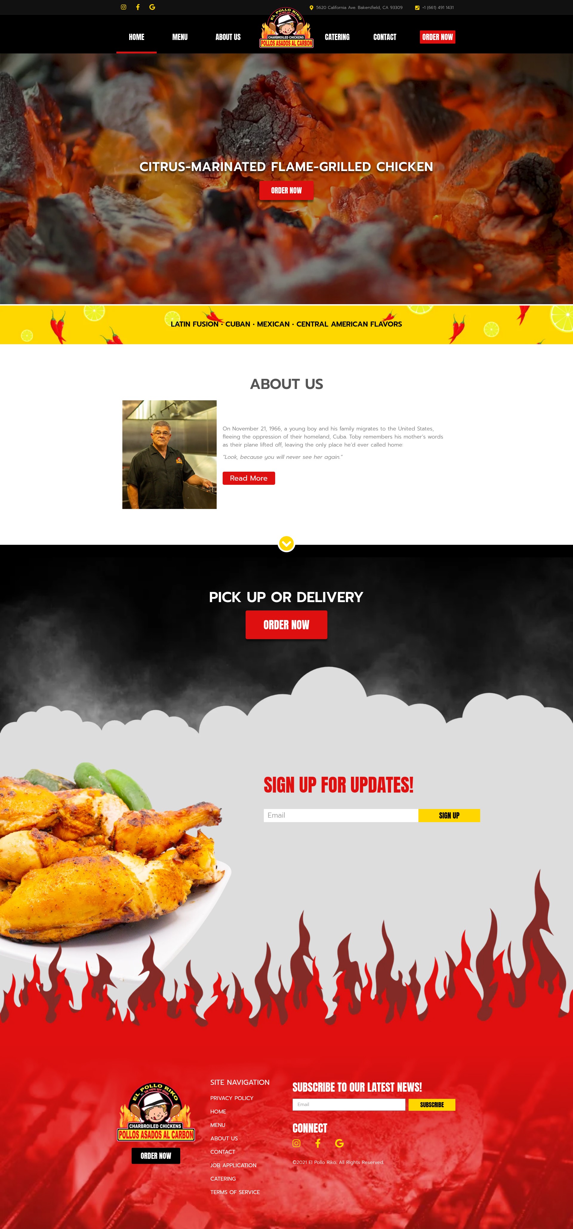 Screenshot of elpolloriko.com