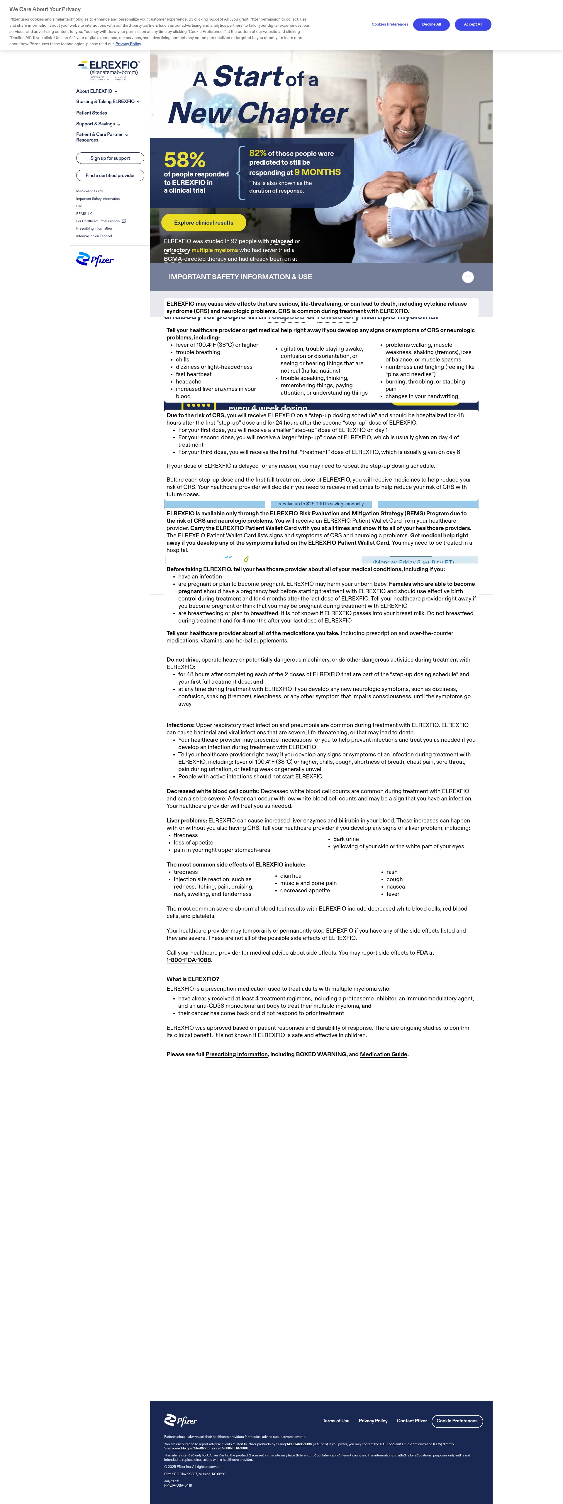 Screenshot of elrexfio.com