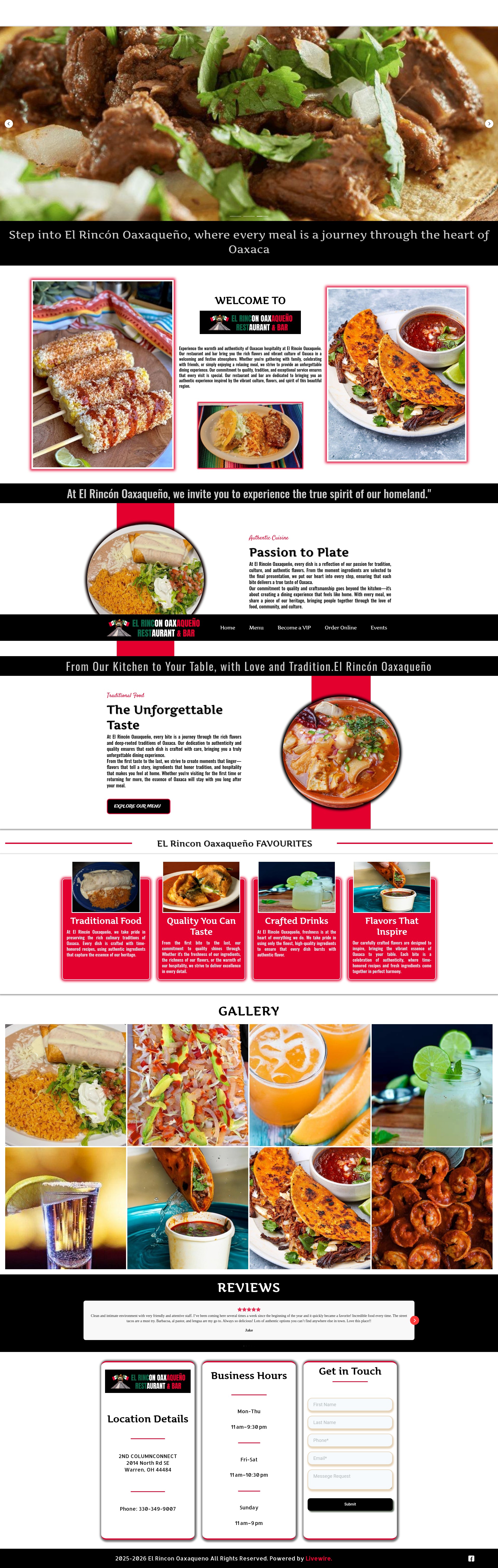Screenshot of eltacofelizrestaurantandbar.com