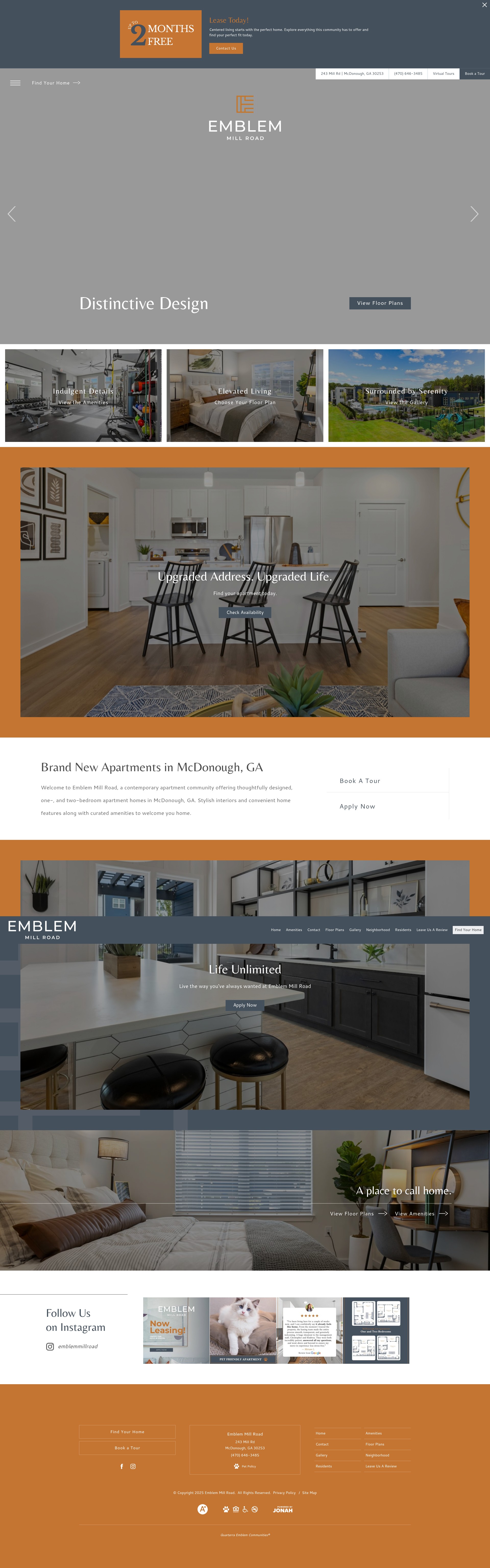 Screenshot of emblemmillroad.com