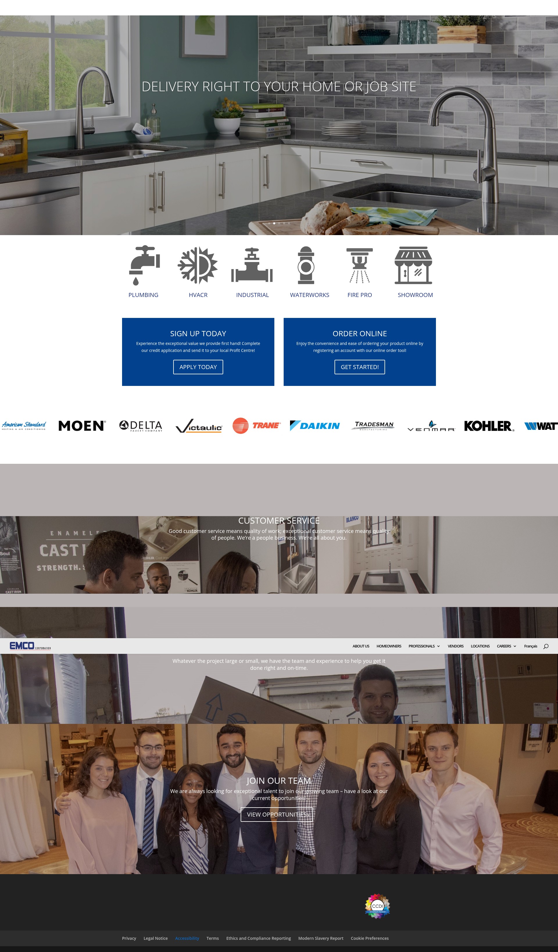 Screenshot of emco.ca