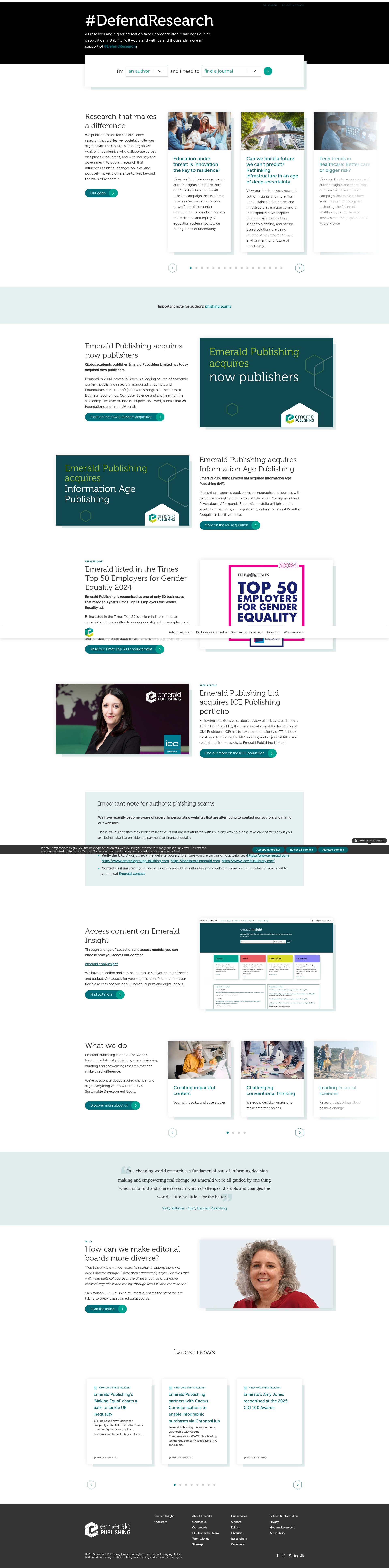 Screenshot of emeraldgrouppublishing.com