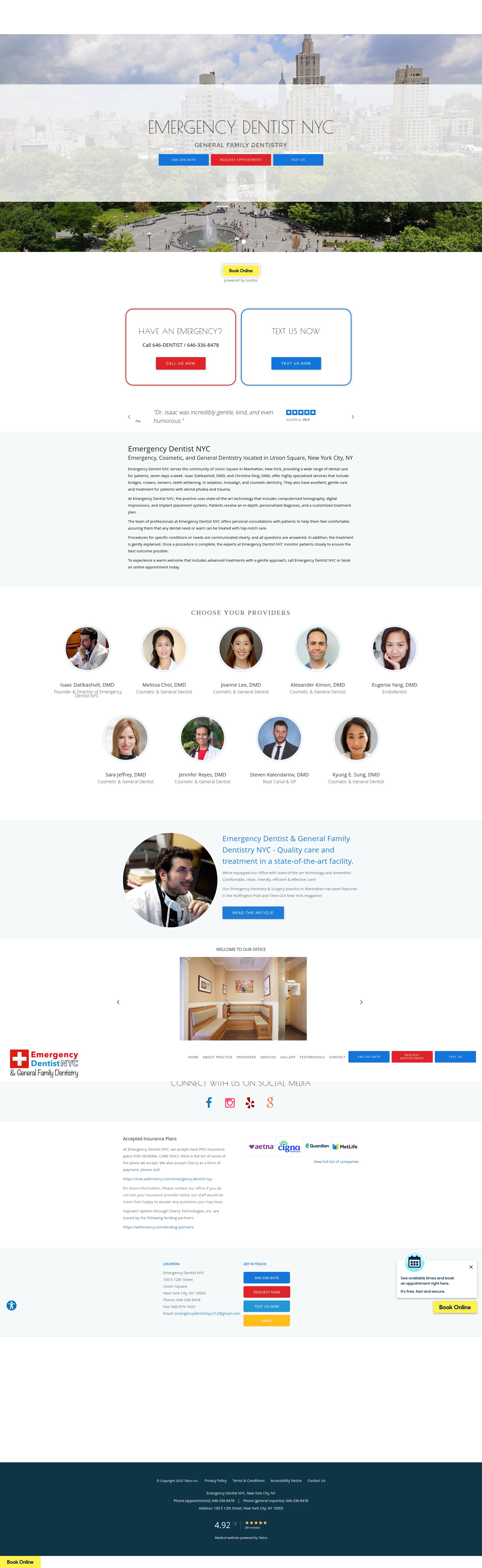 Screenshot of emergencydentistnyc.com