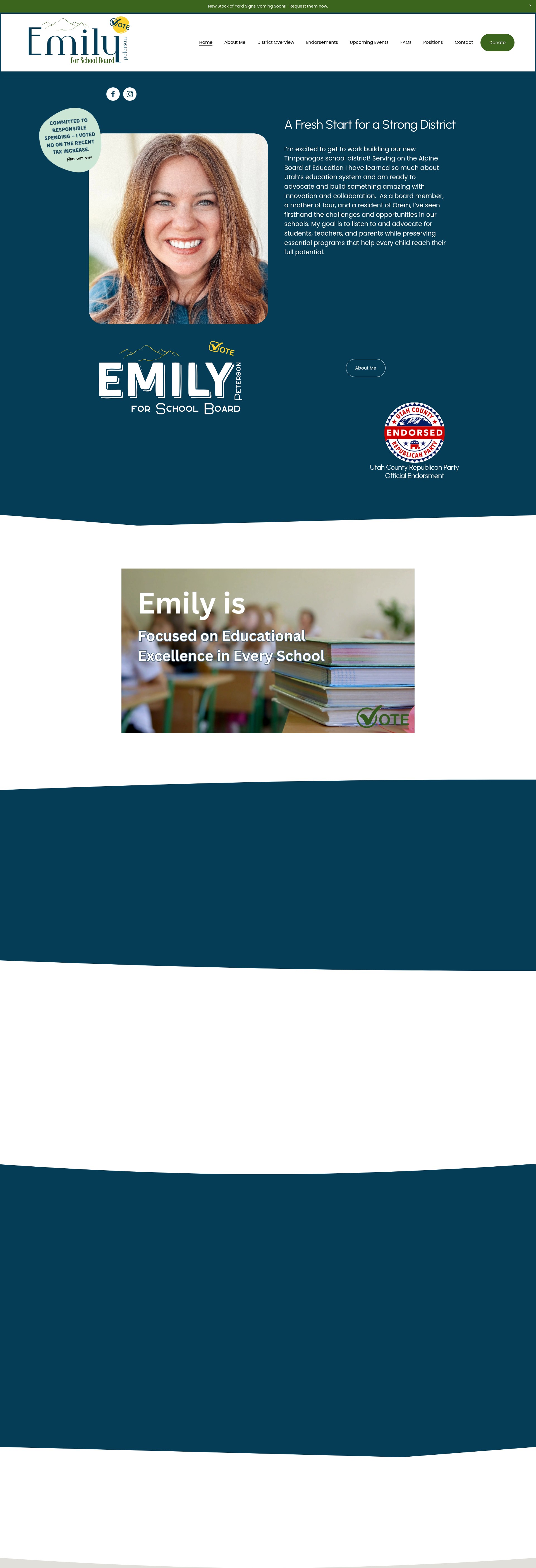 Screenshot of emilyforalpine.com