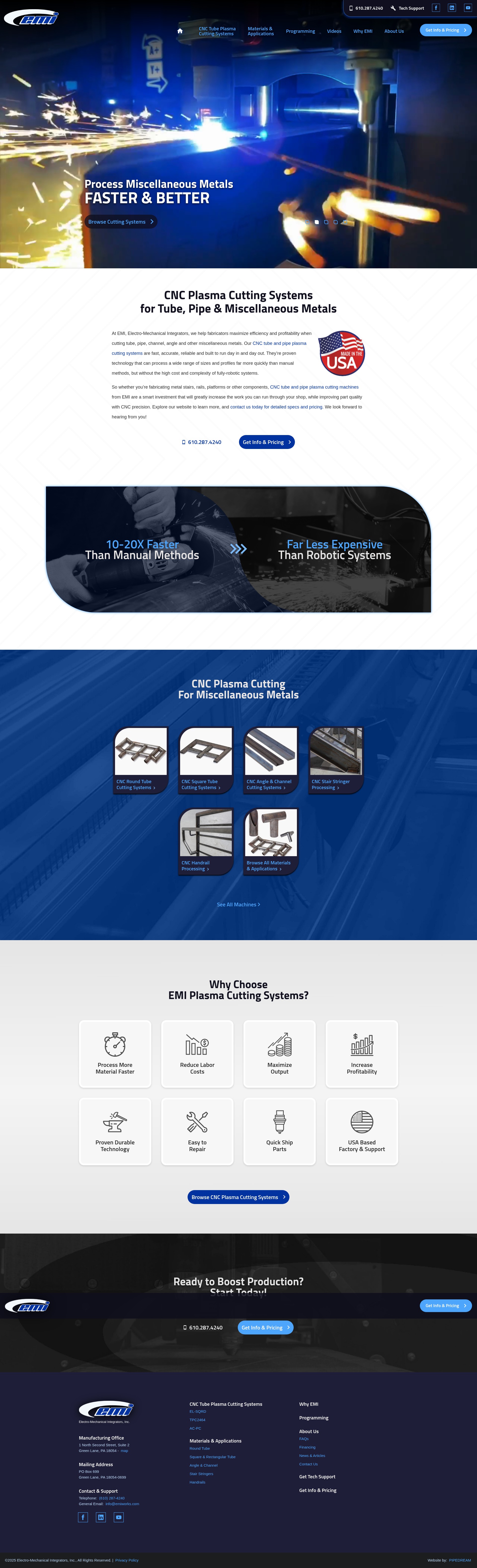 Screenshot of emiworks.com