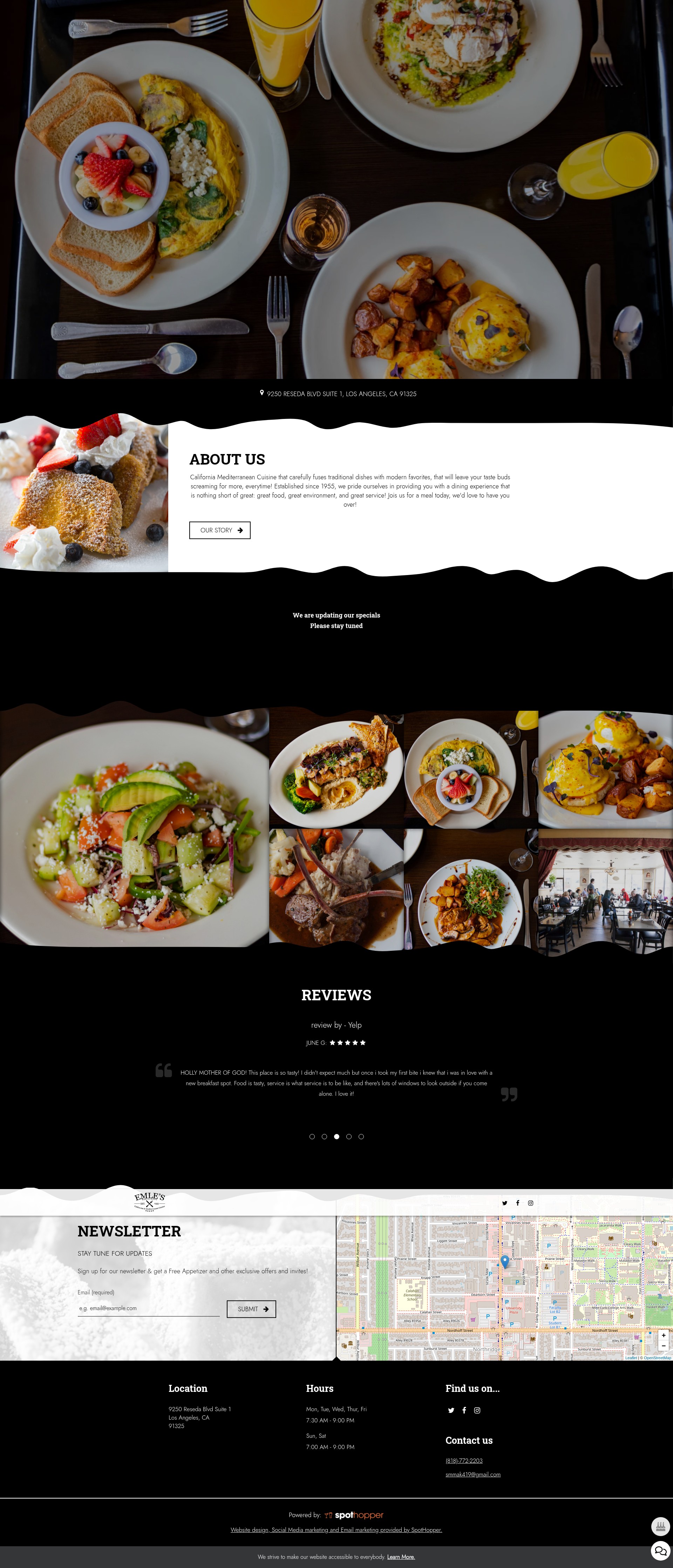 Screenshot of emlesnorthridge.com
