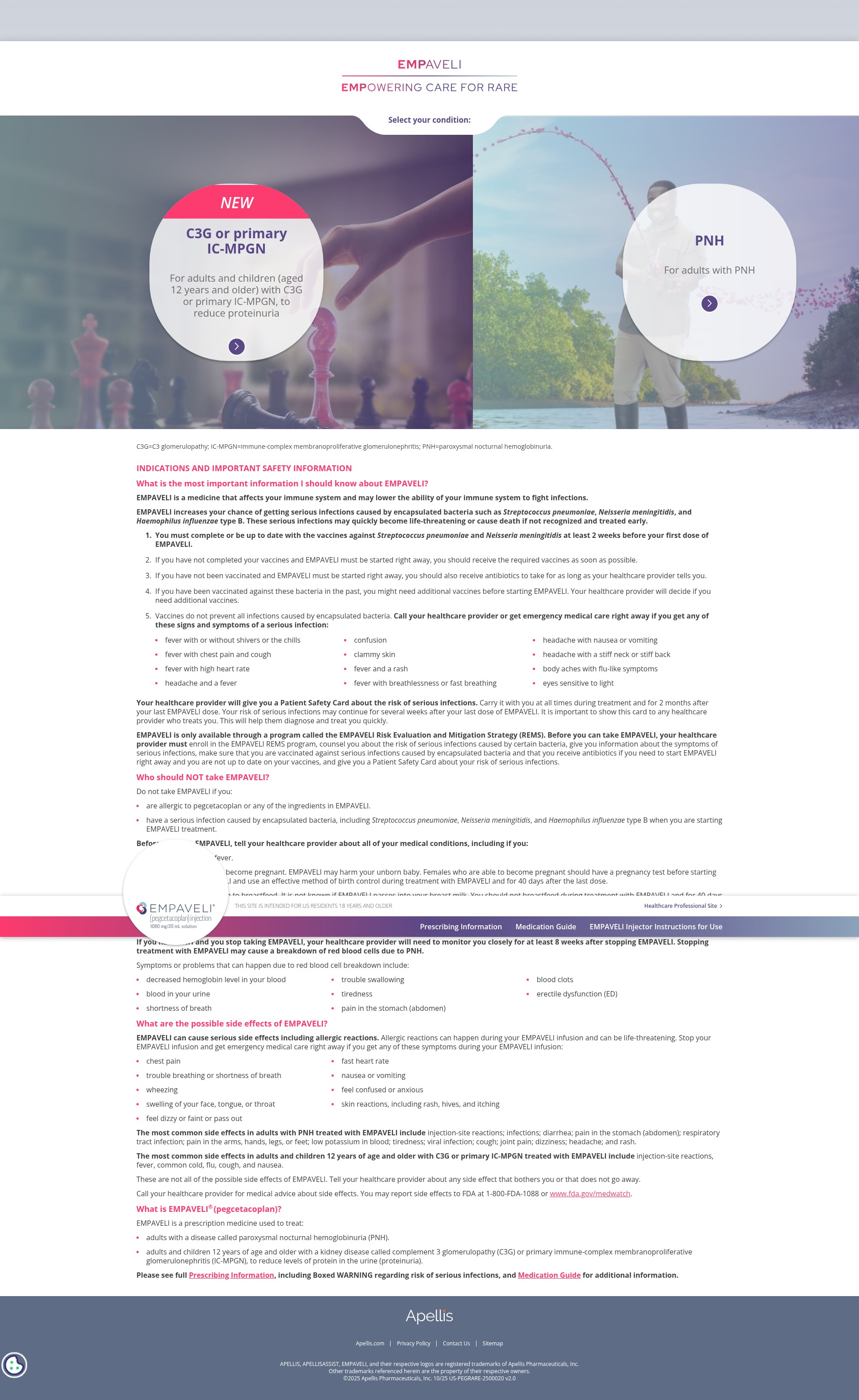 Screenshot of empaveli.com