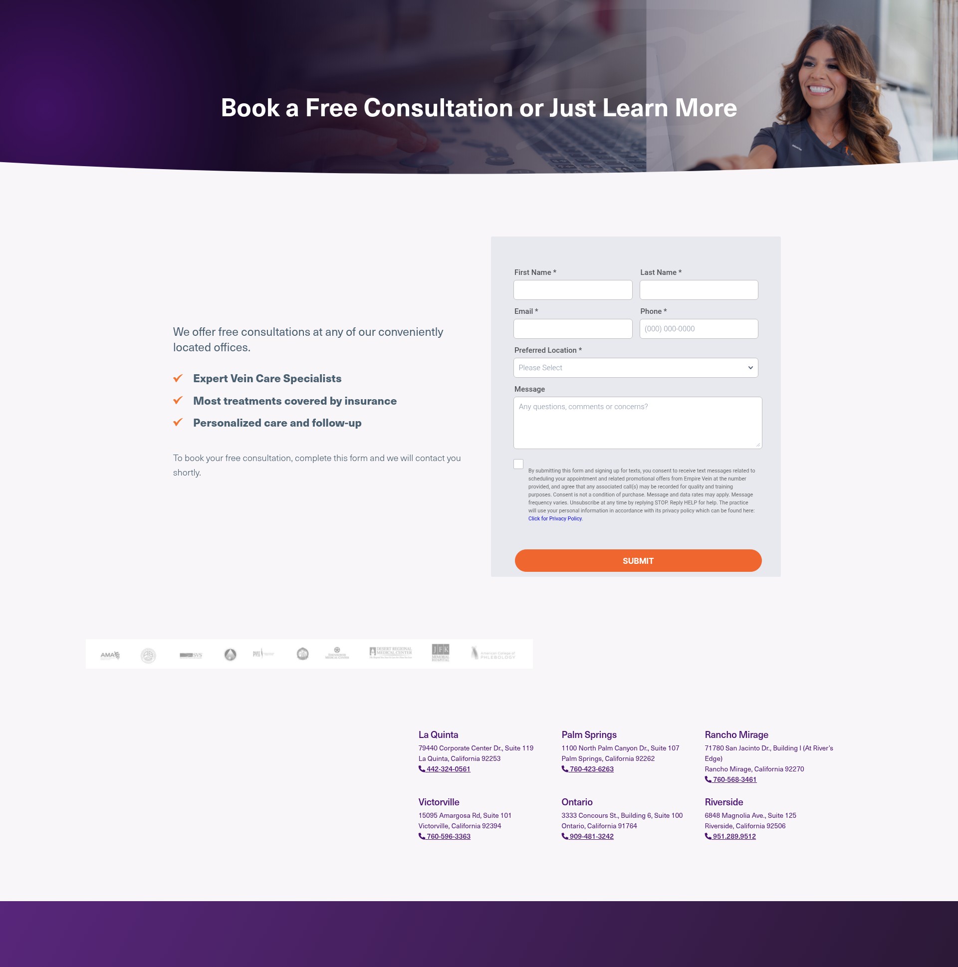 Screenshot of empirevein.com