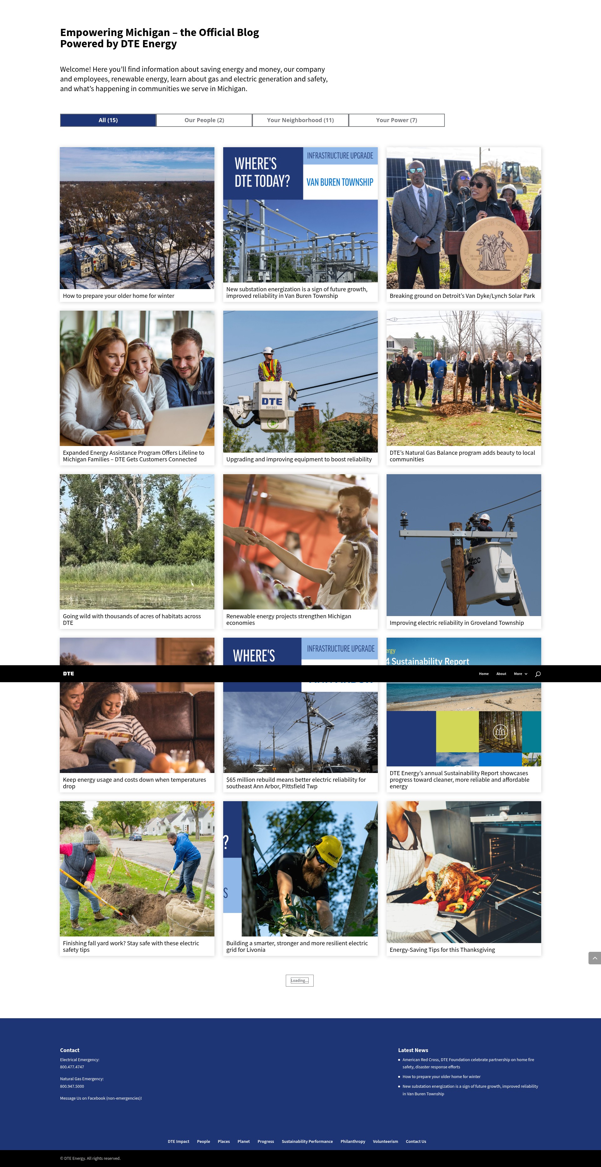 Screenshot of empoweringmichigan.com