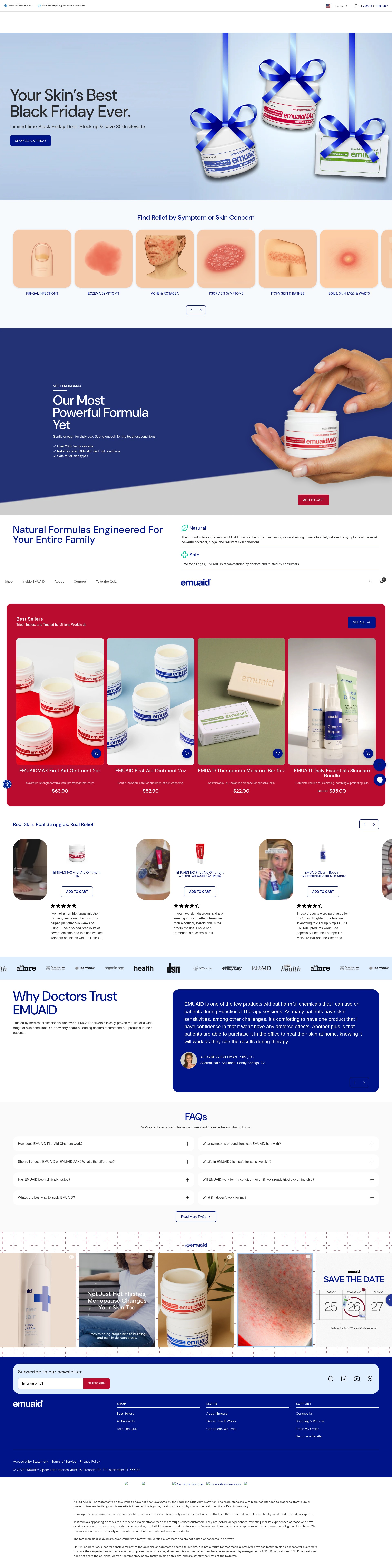 Screenshot of emuaid.com